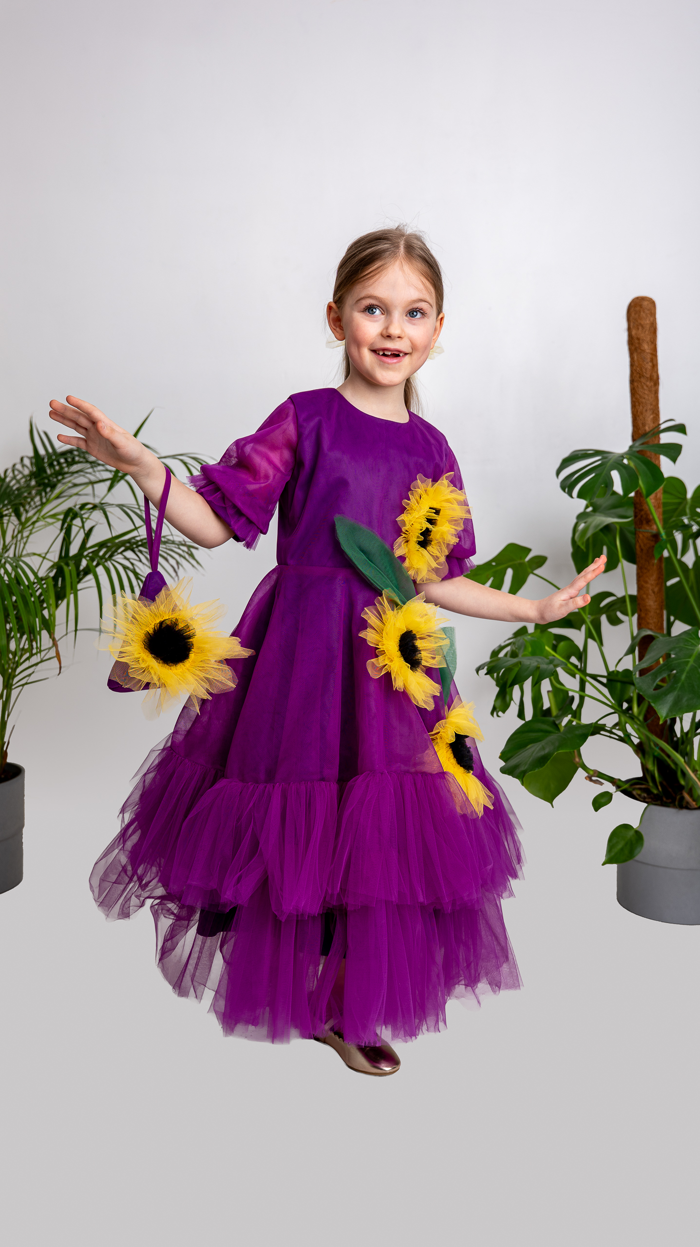 Plaukų segtukas "Saulėgrąžos"