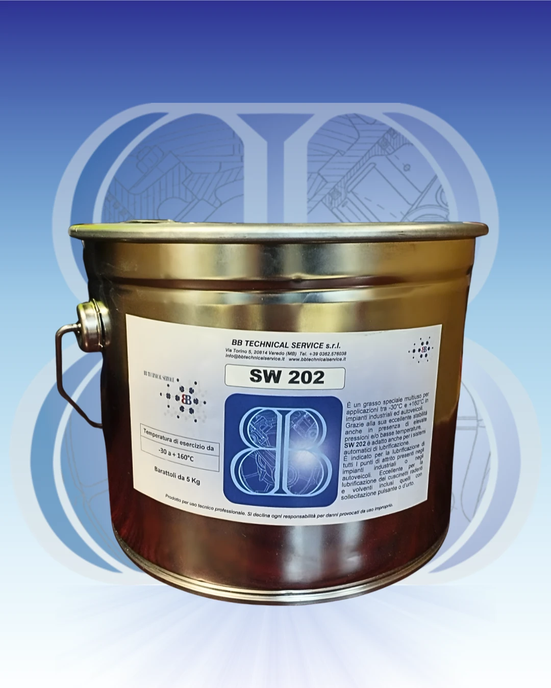 SW 202 – Grasso minerale multiuso per impianti e cuscinetti