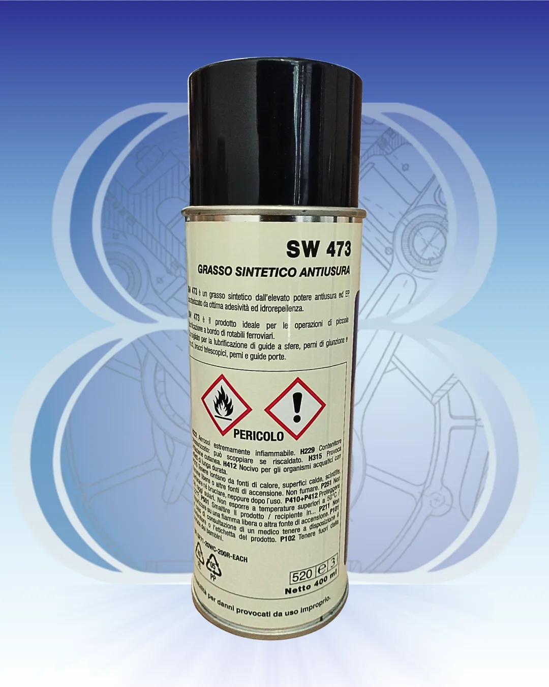 SW 473 – Grasso fluido sintetico EP
