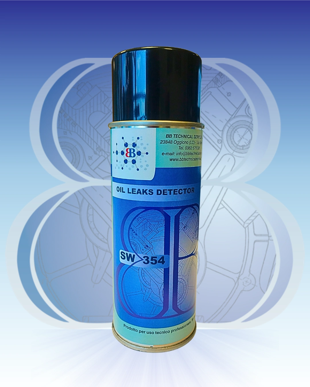 SW 354 – Evidenziatore spray per perdite d’olio