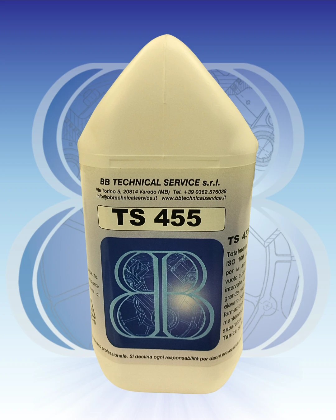 TS 455 – Lubrificante sintetico “Long-Life” per pompe del vuoto
