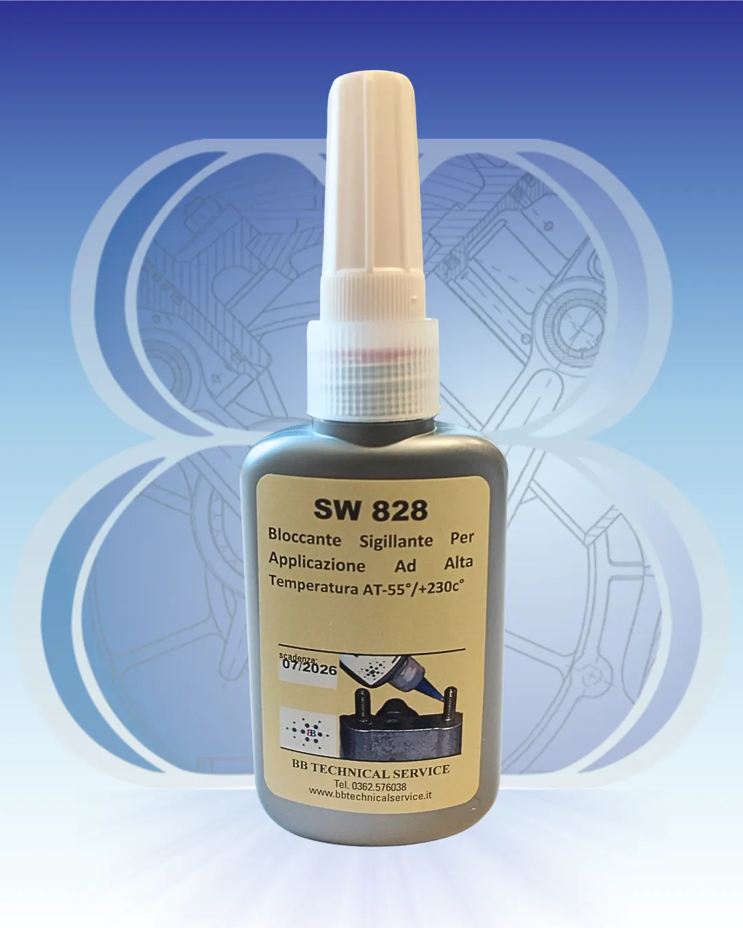SW 828 – Sigillante ad alta temperatura