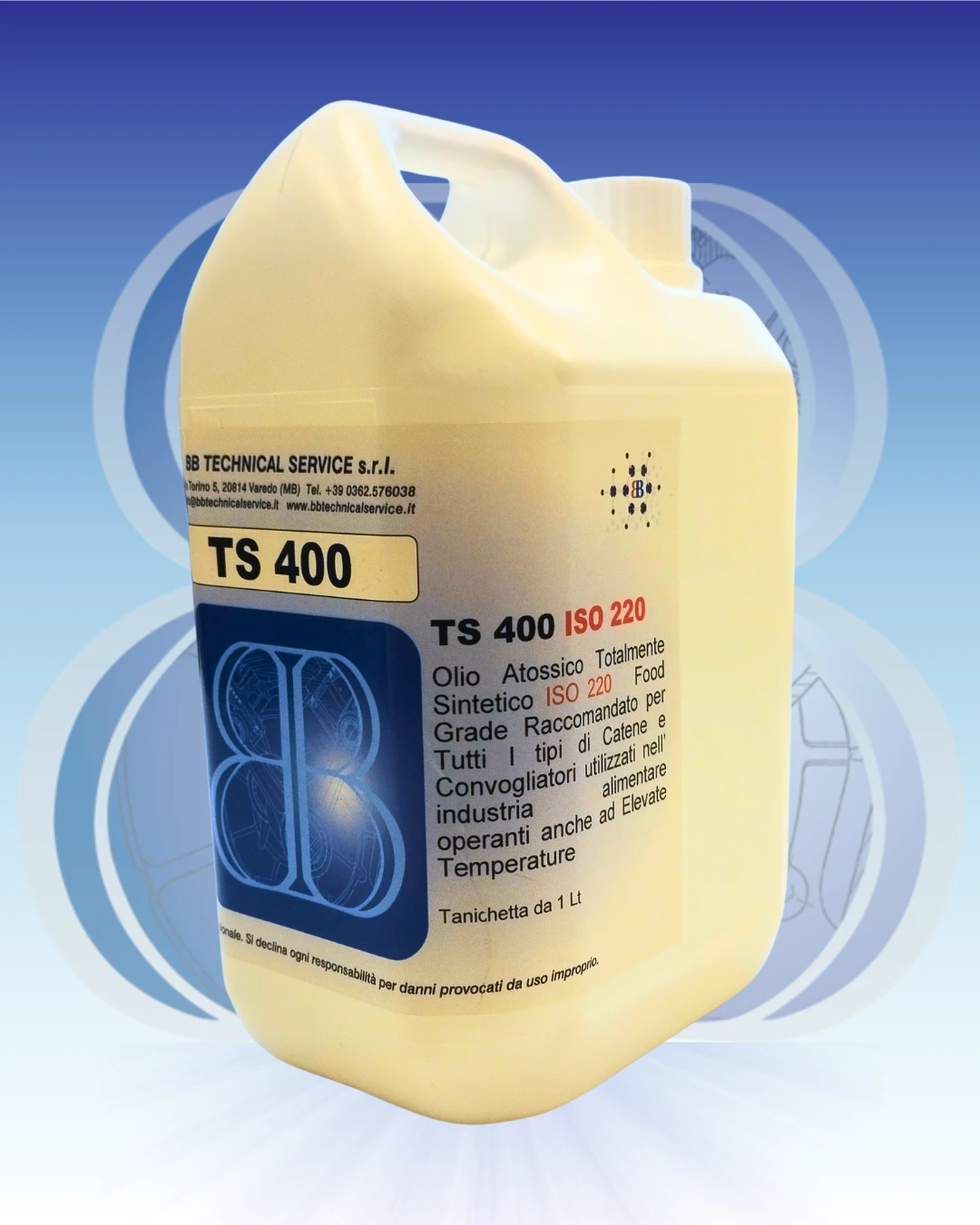 TS 400 – Olio PAO NSF H1 per catene alimentari ad alta temperatura