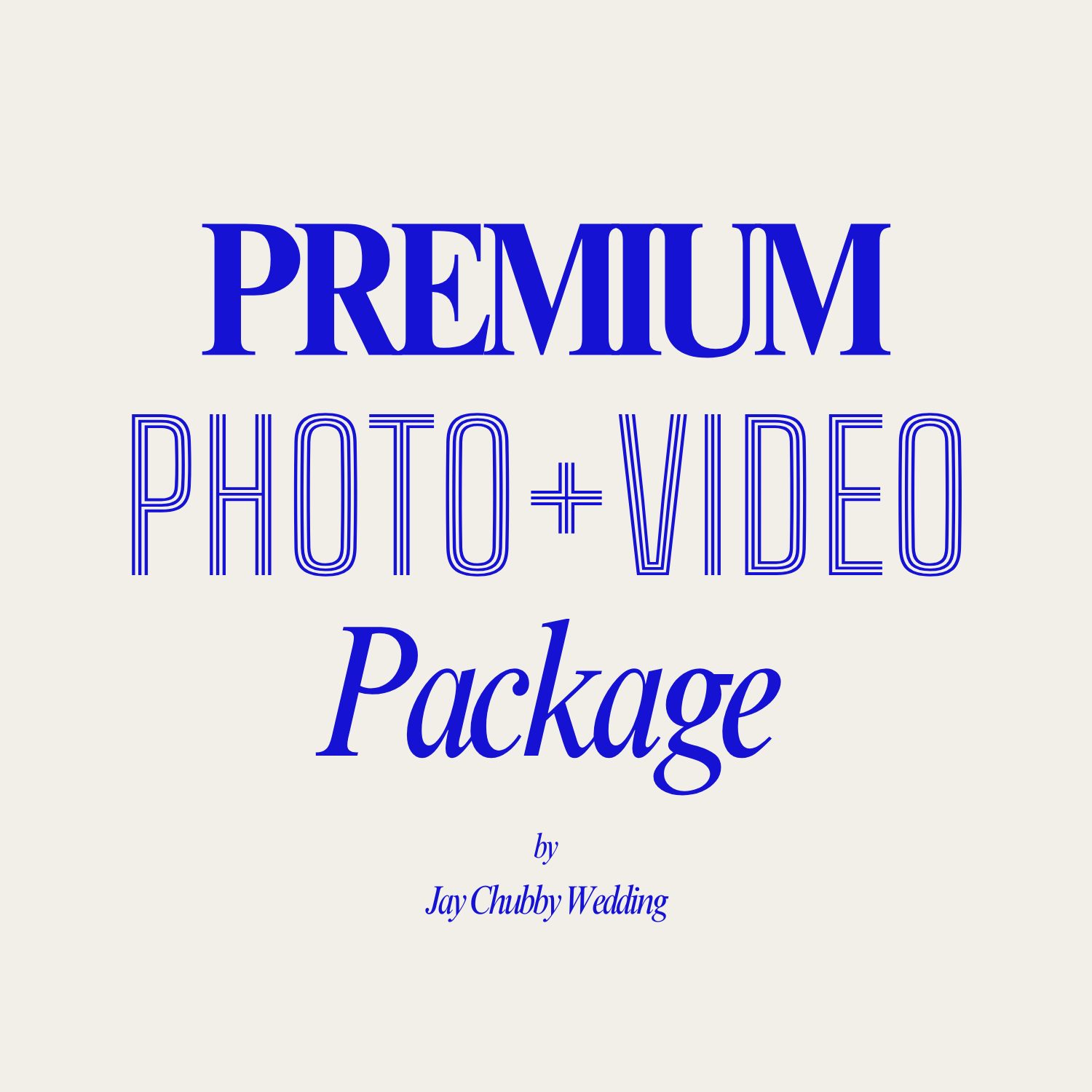 PREMIUM Photography & Videography Wedding Package - (4 Hours)