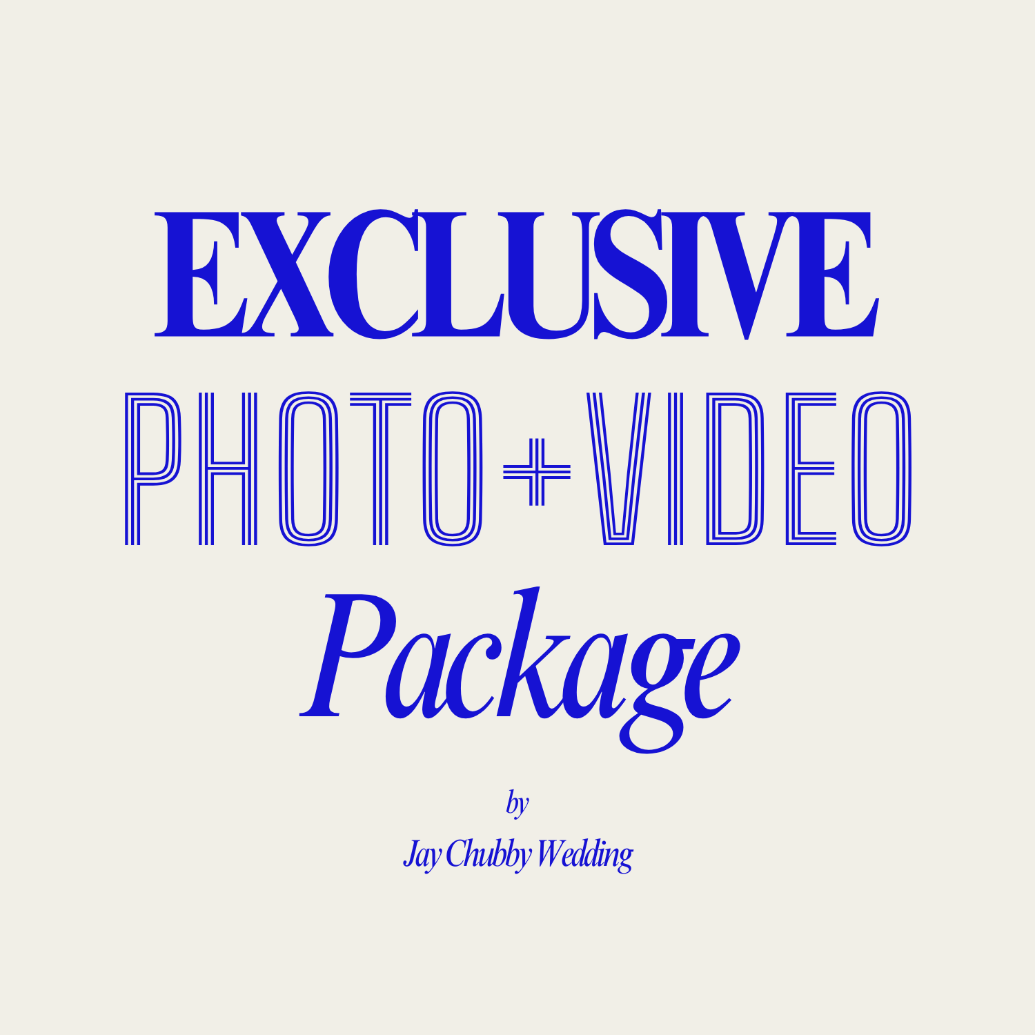 EXCLUSIVE Photography & Videography Wedding Package - (8 Hours)