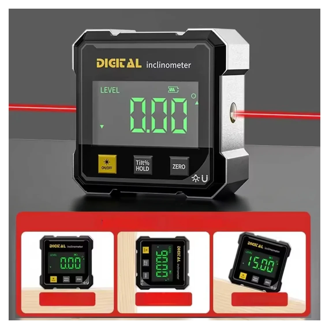 Laser Digital Inclinometer