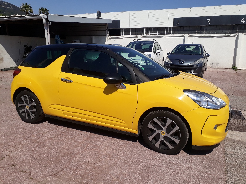 Citroën DS3 jaune