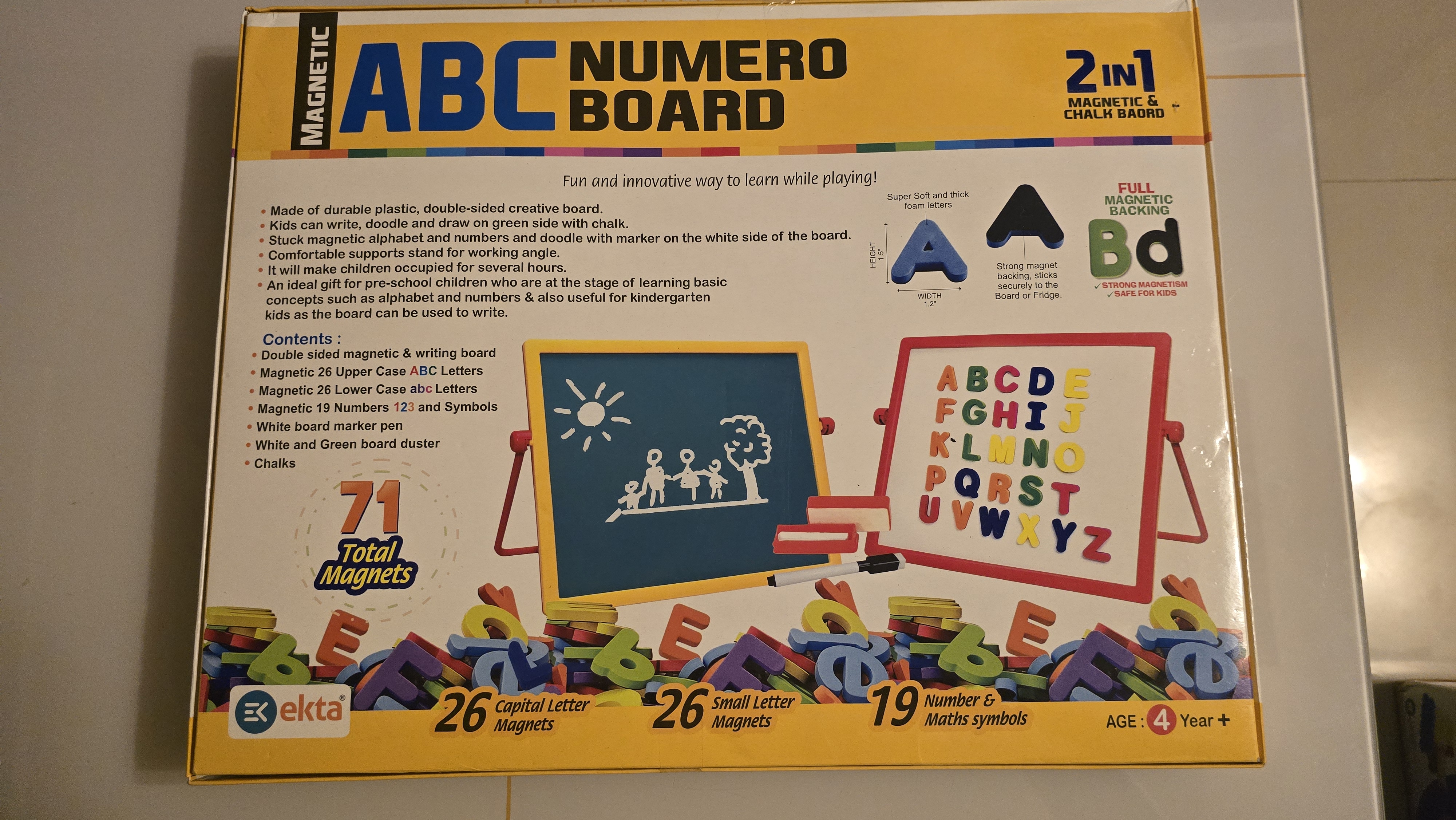 ABC Numero Board