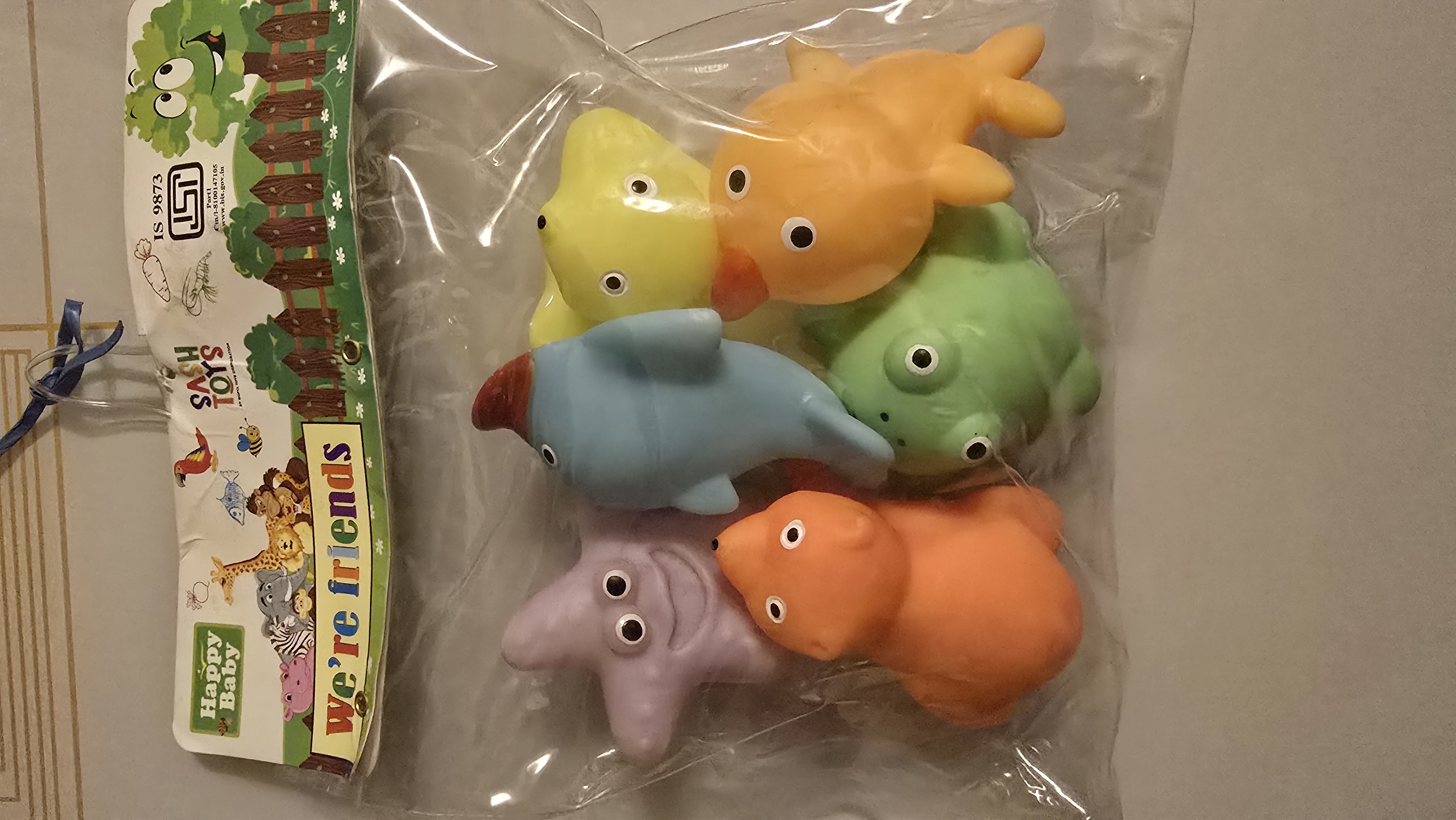 Animal Bath Toy Set