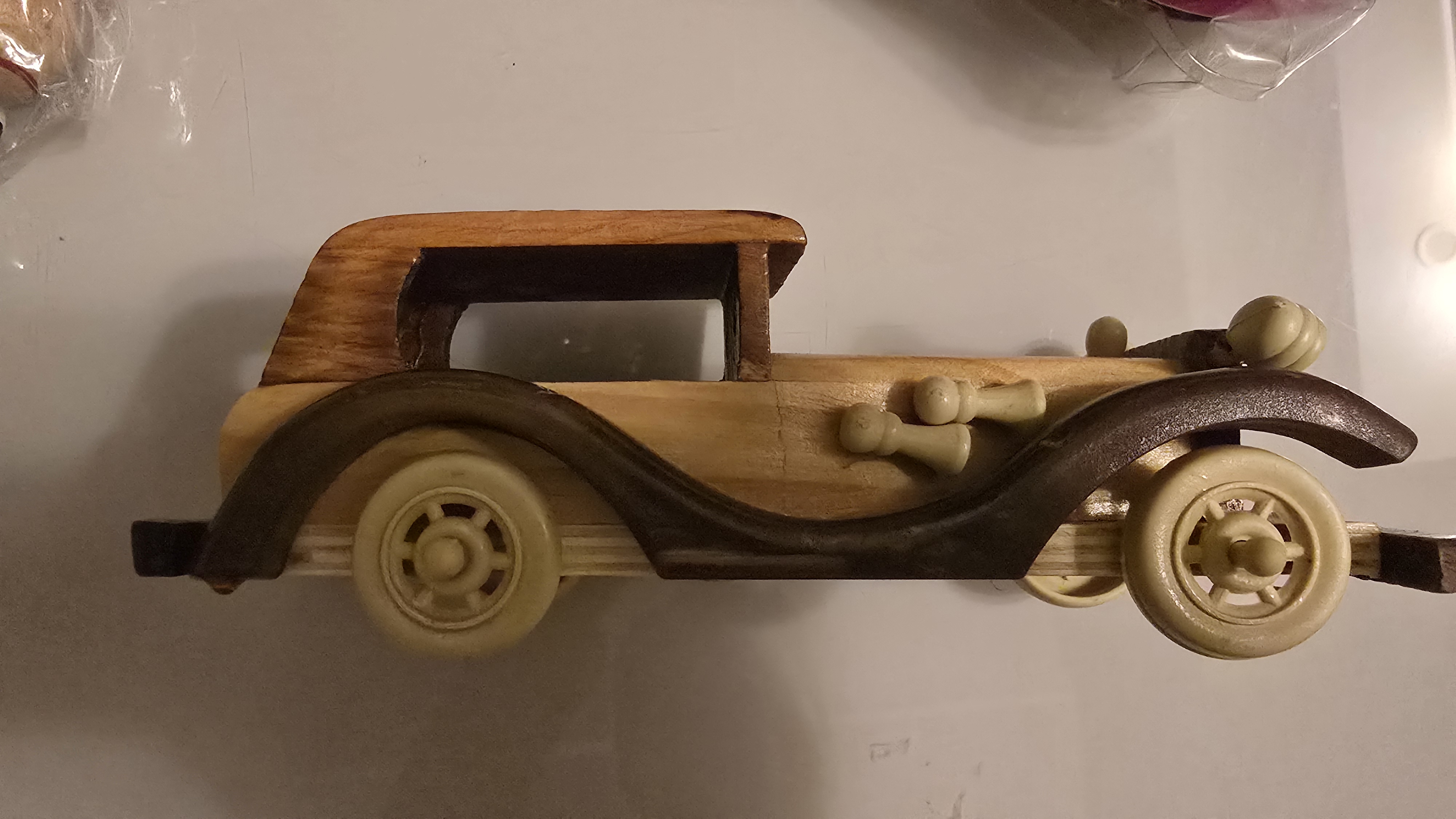 Wooden Vintage Car Toy
