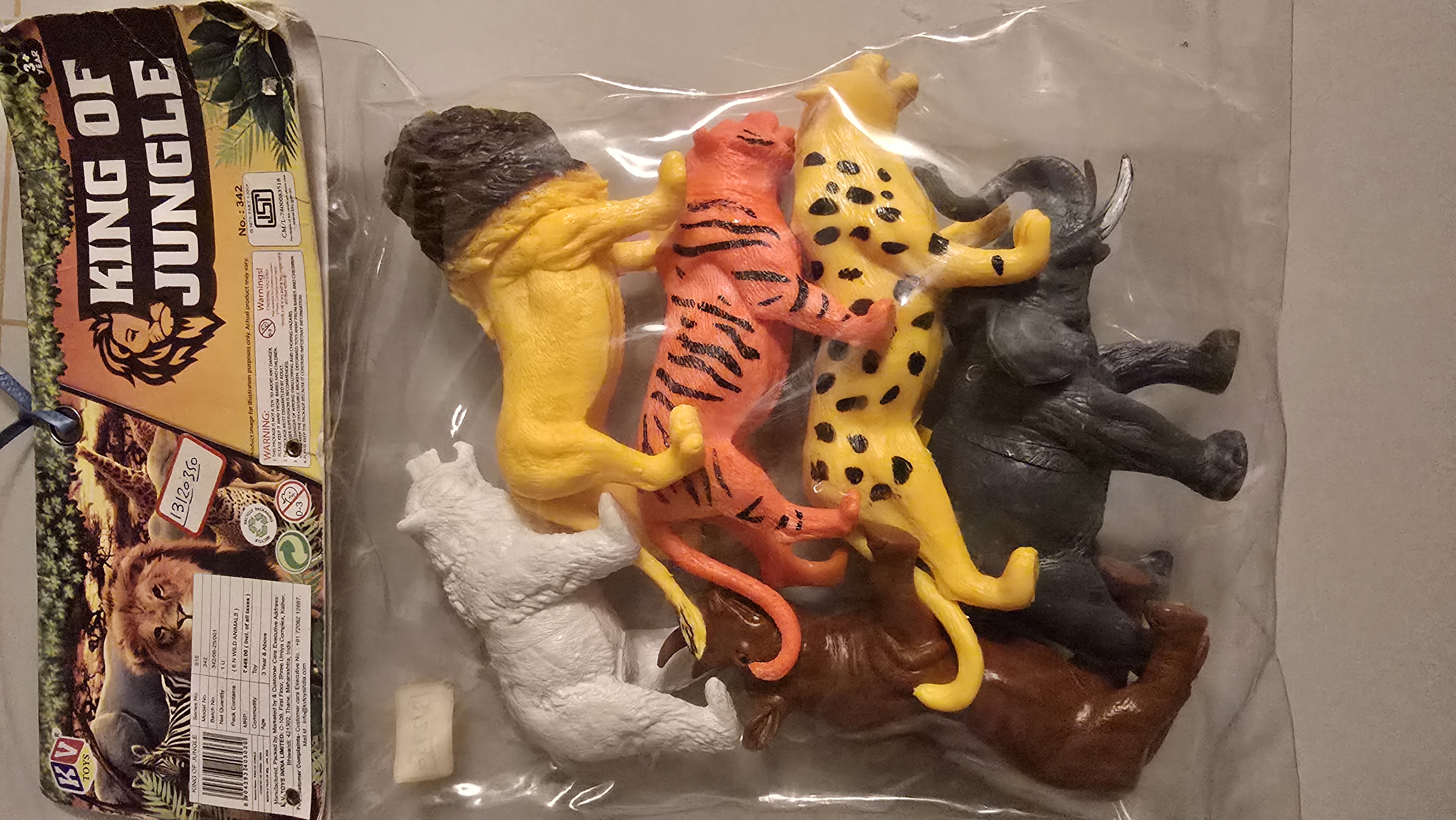 King of Jungle Animal Toy Set