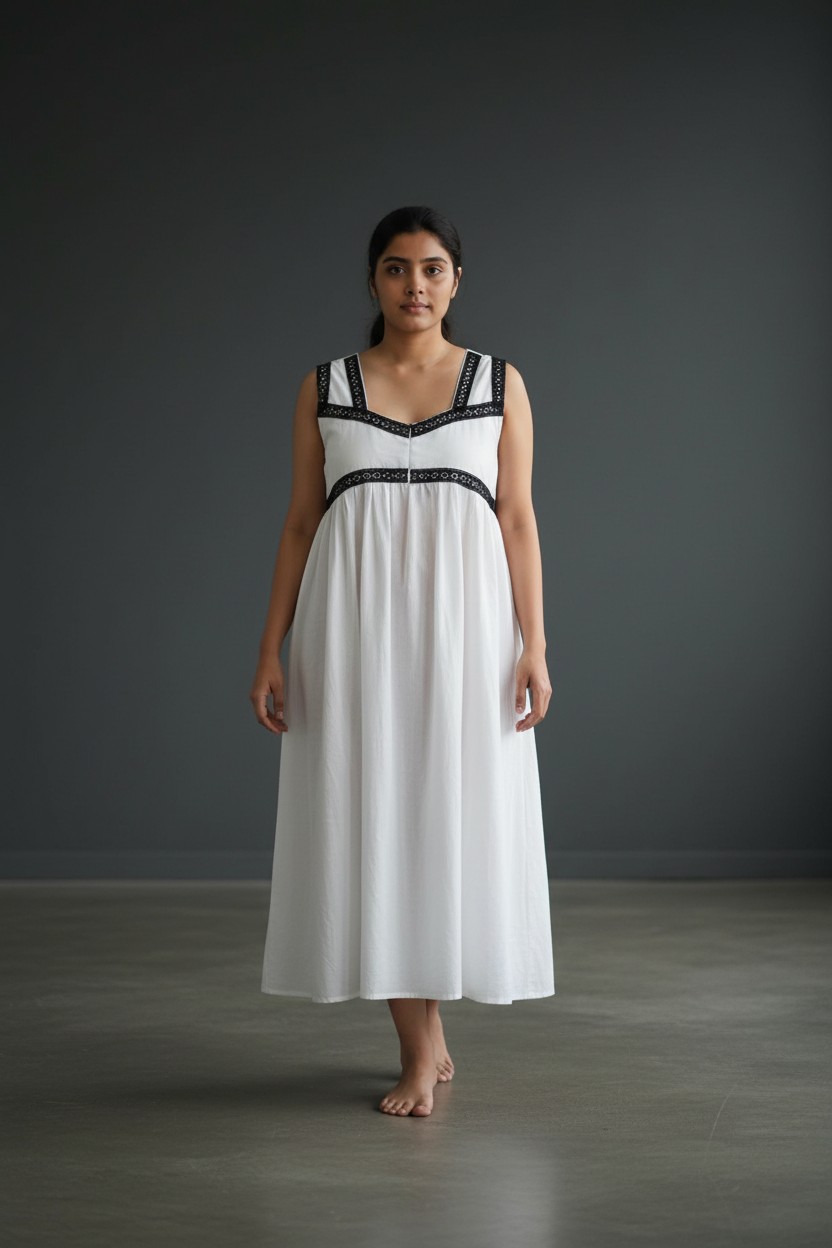 Sleeveless feeding friendly short nighty