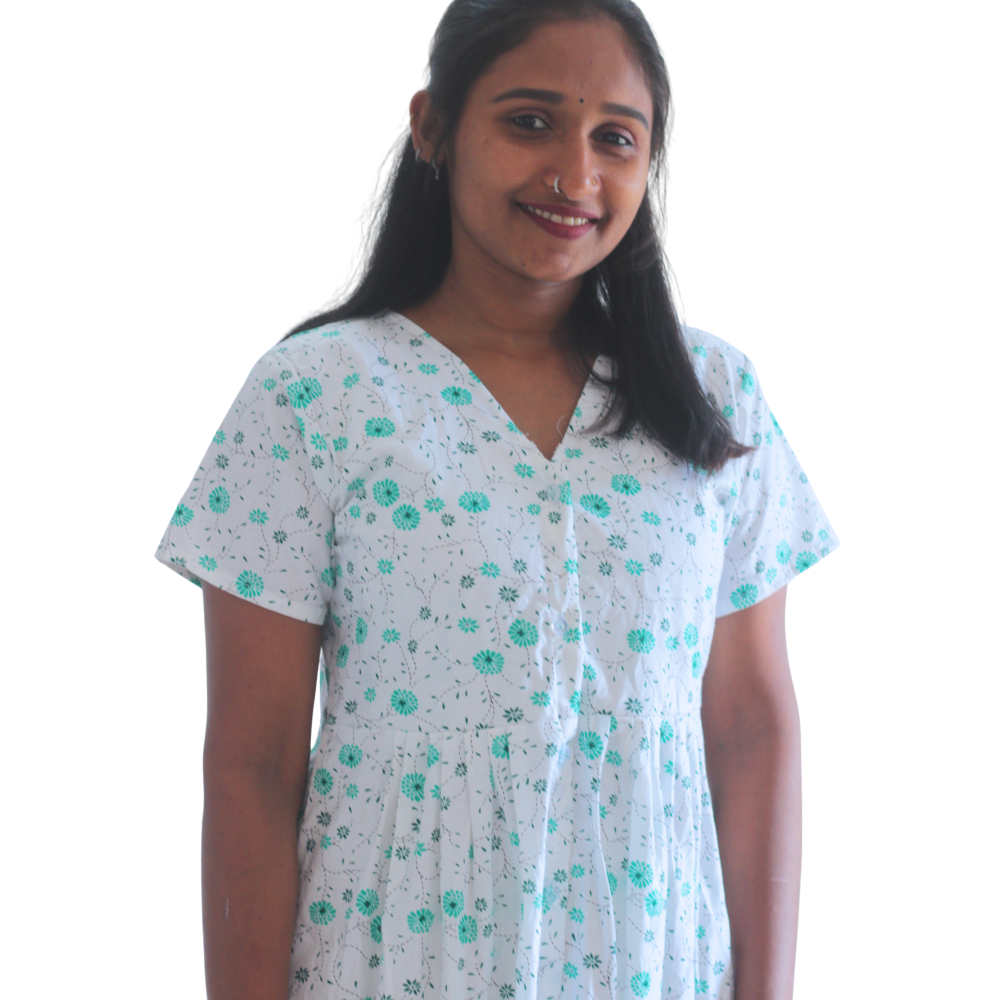 Floral Printed Maxi Dress