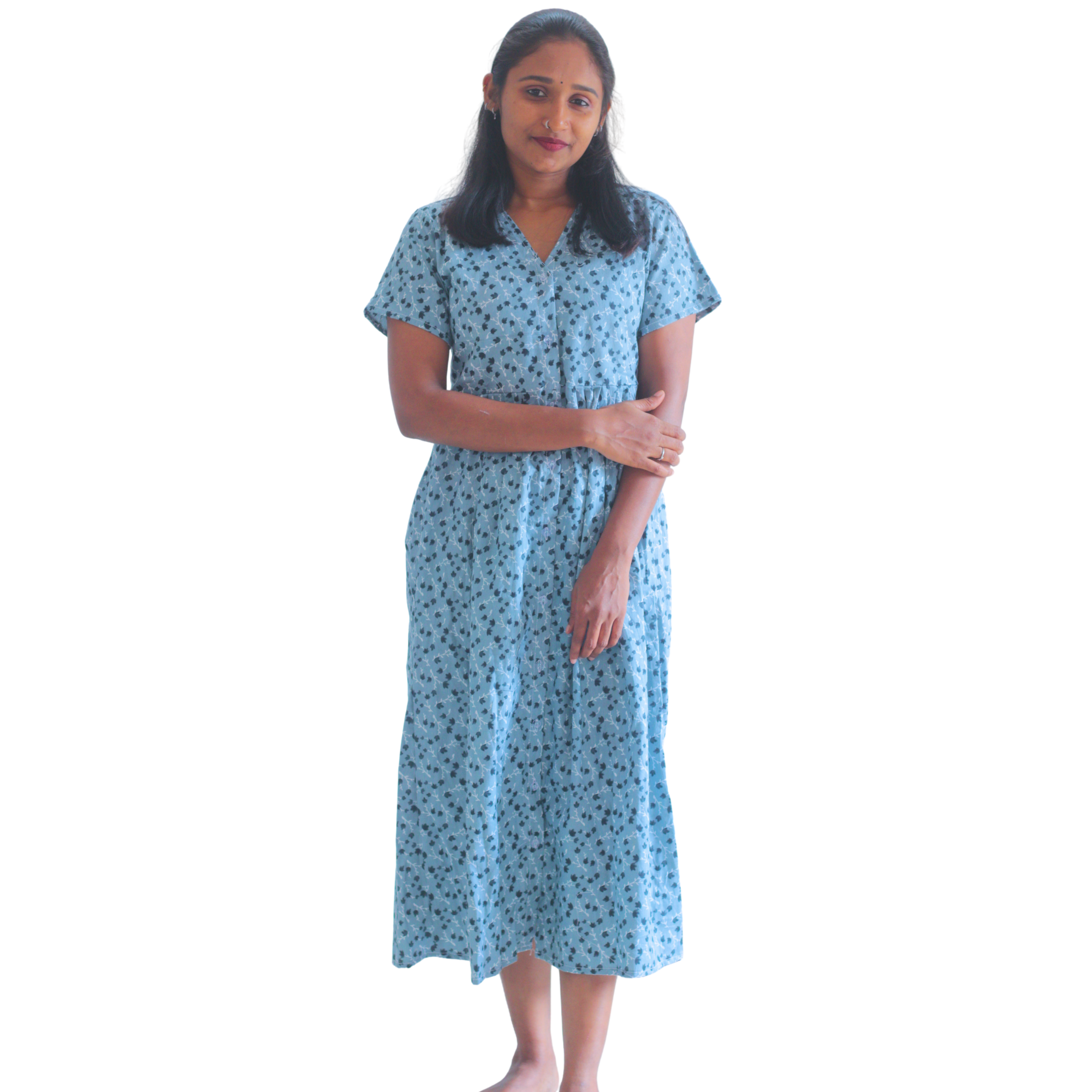 Full open Short nighty