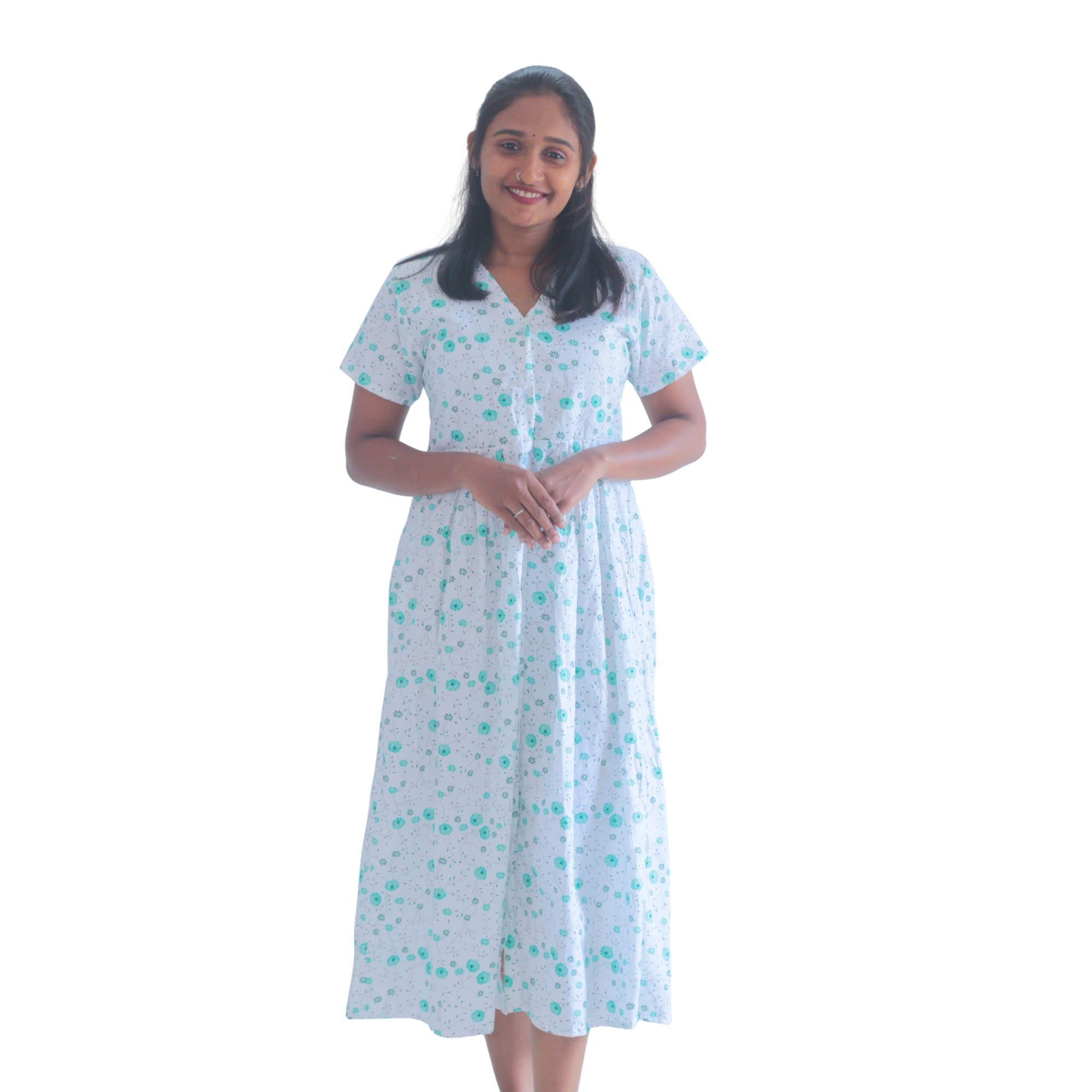 Floral Printed Maxi Dress