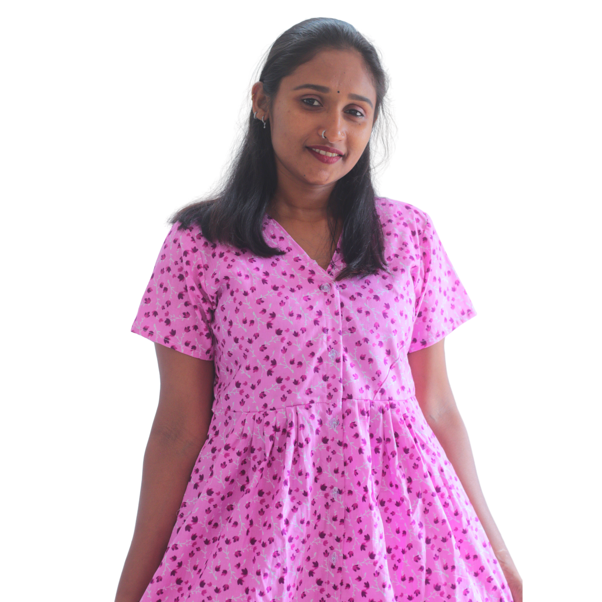 Full open Short Nighty