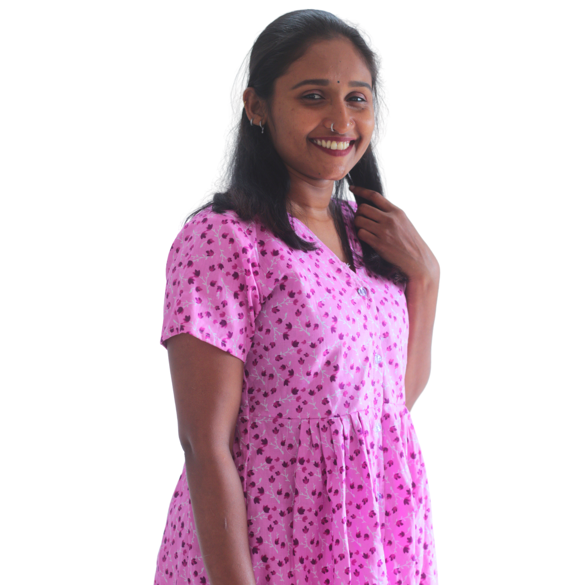 Full open Short Nighty