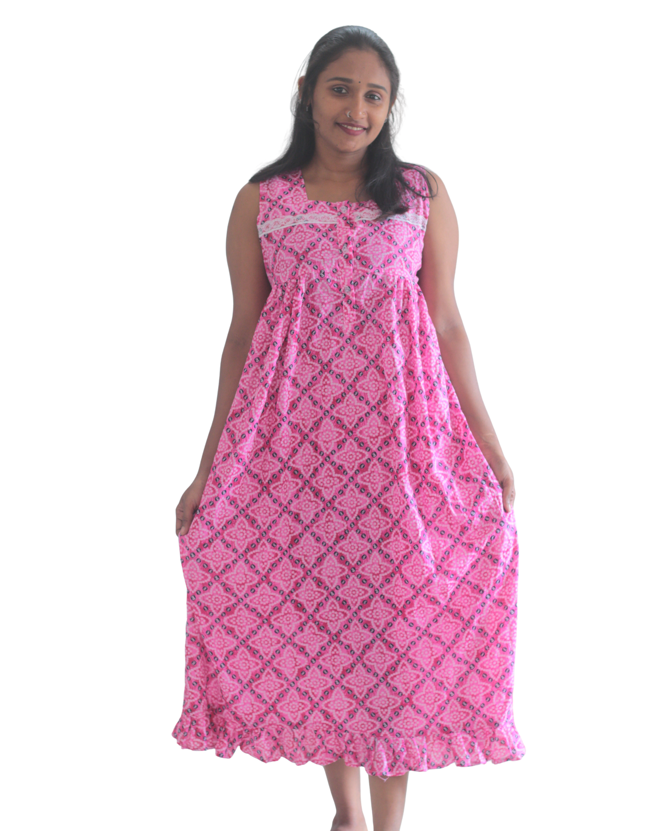 Feeding Friendly Sleeveless Short nighty