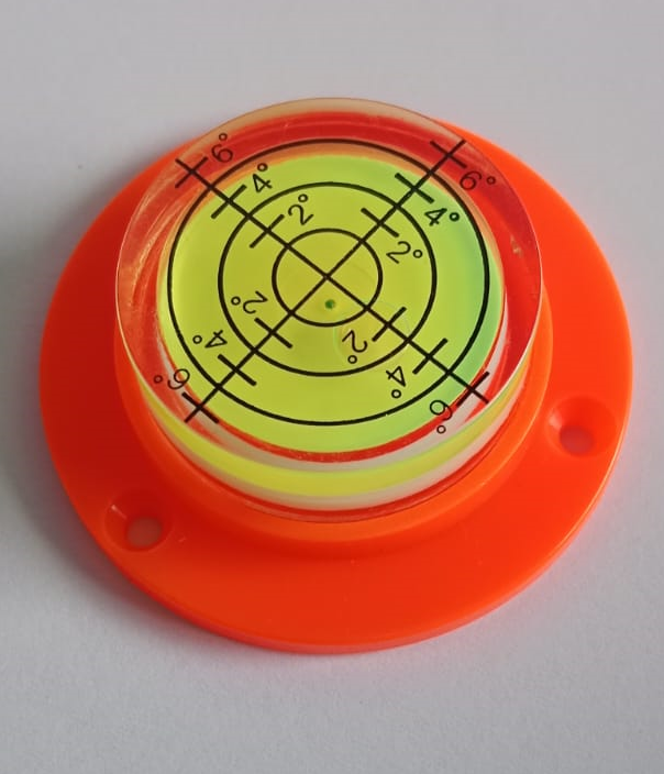 Nivel de burbuja circular