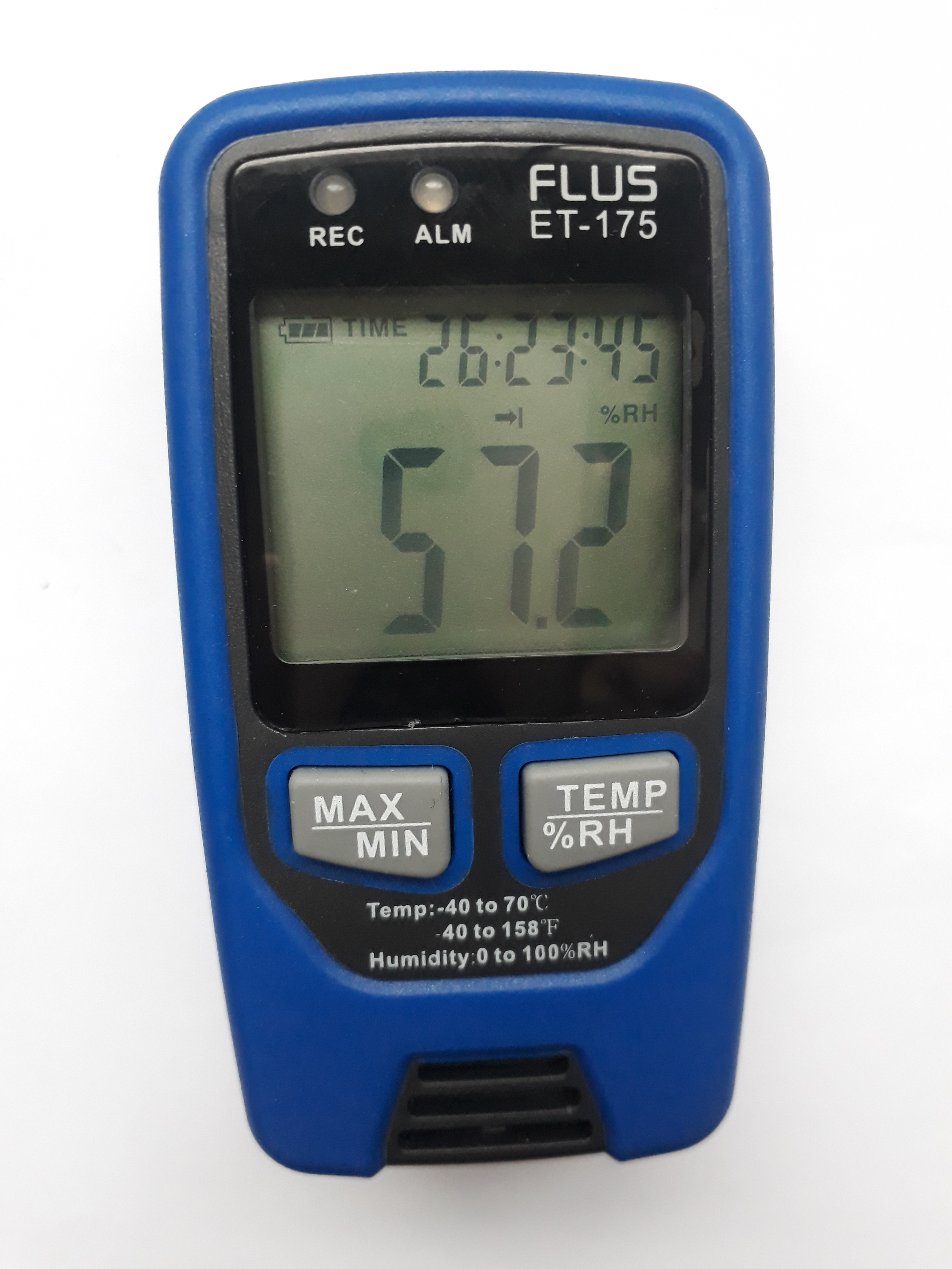 Medidor de temperatura y humedad FLUS ET-175