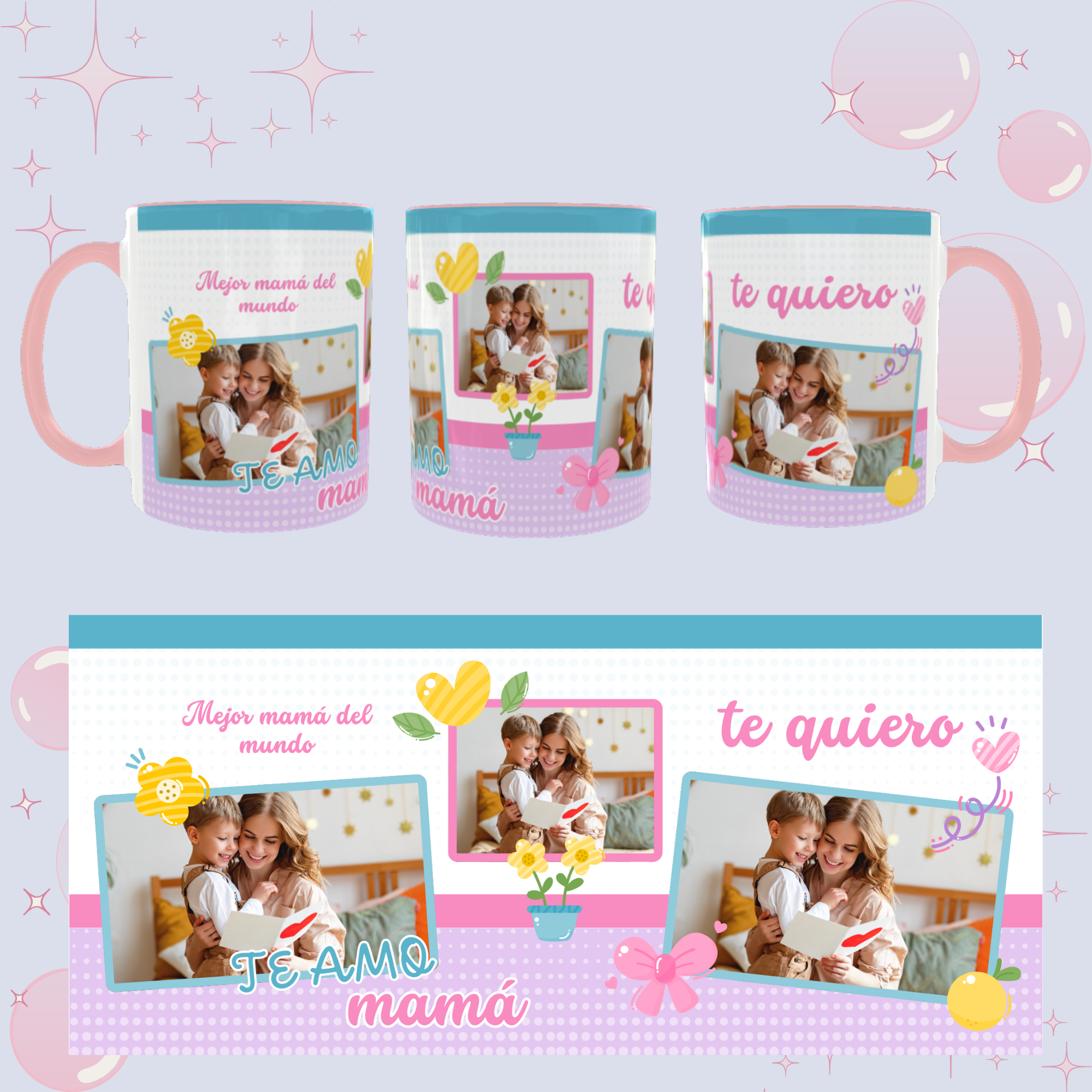 💖TAZA “TE AMO MAMÁ”