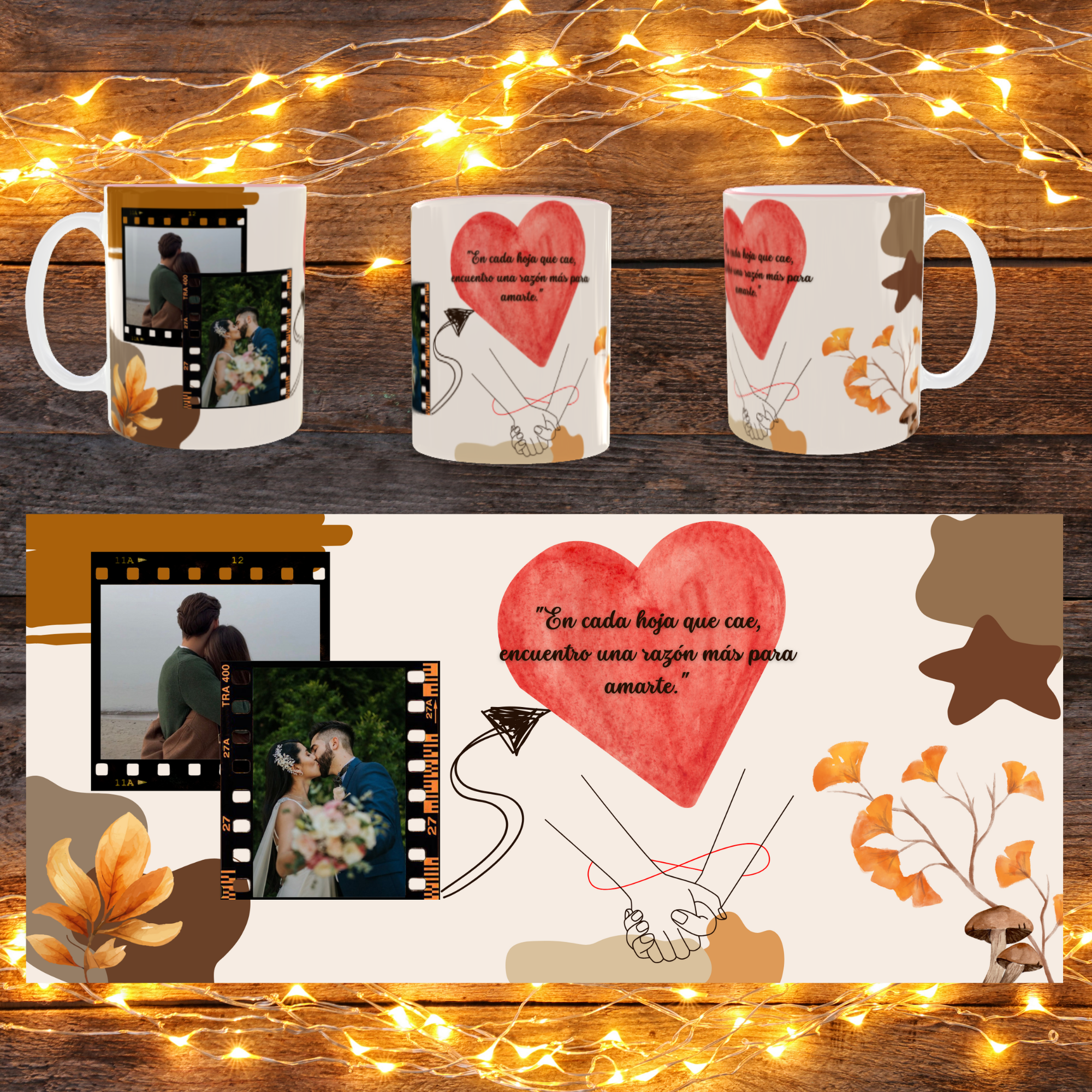 TAZA "SIEMPRE CONTIGO" ❤️