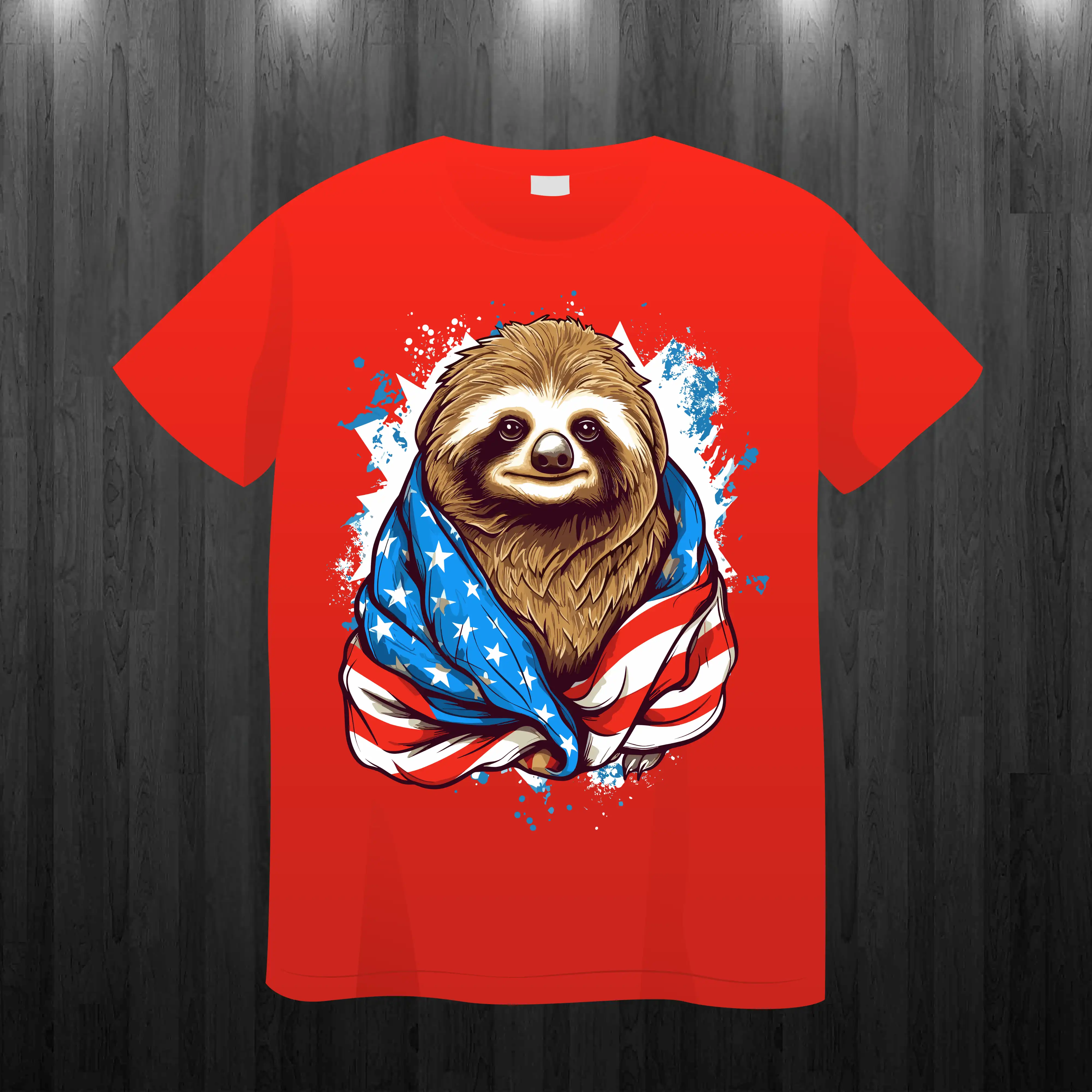 Colección Americana-Diferentes Colores Camisetas