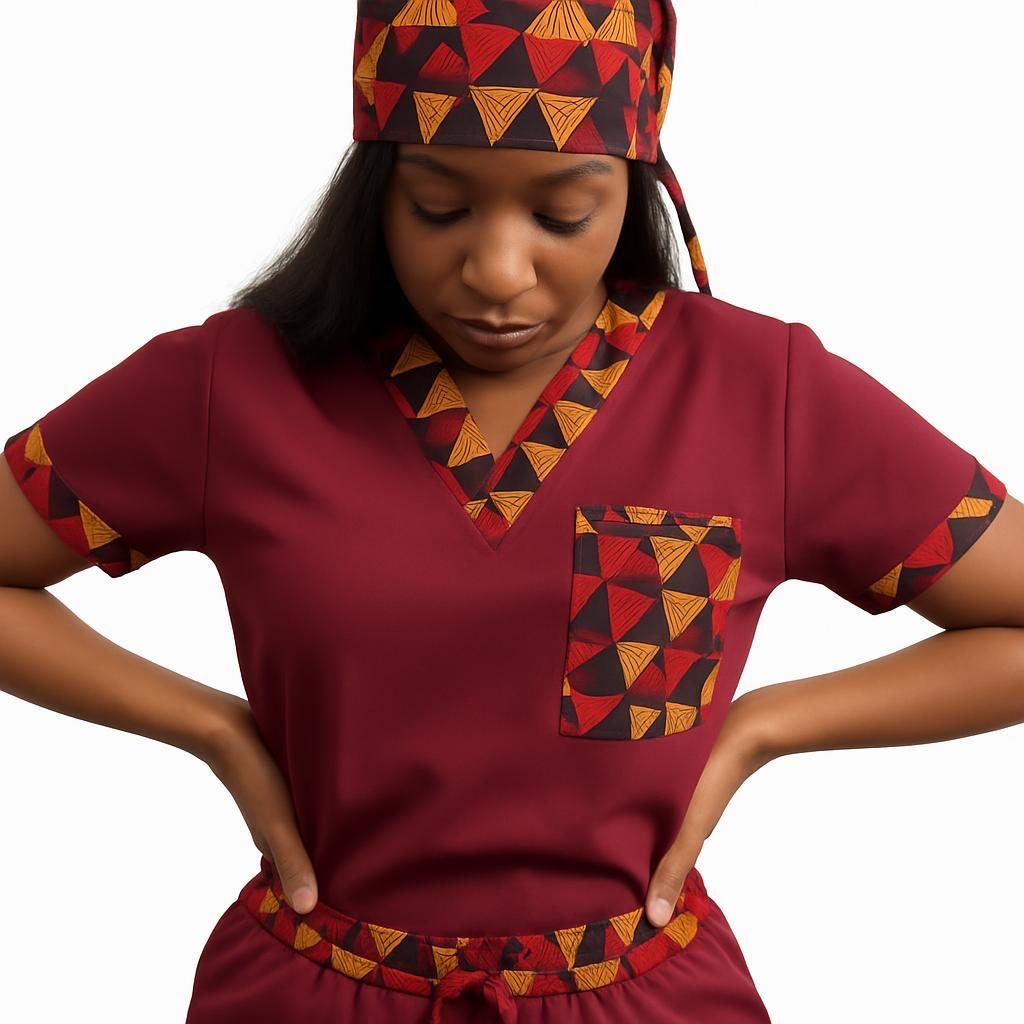 Delta Women’s Scrub Top – Lightweight, Breathable Medical Wear