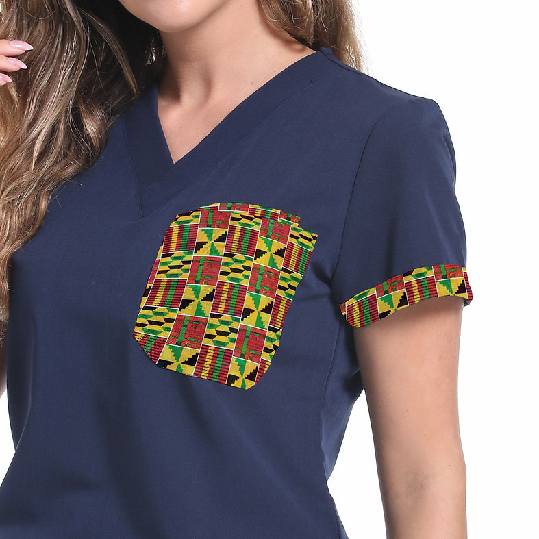 Accra Women’s Scrub Top – Lightweight, Breathable Medical Wear