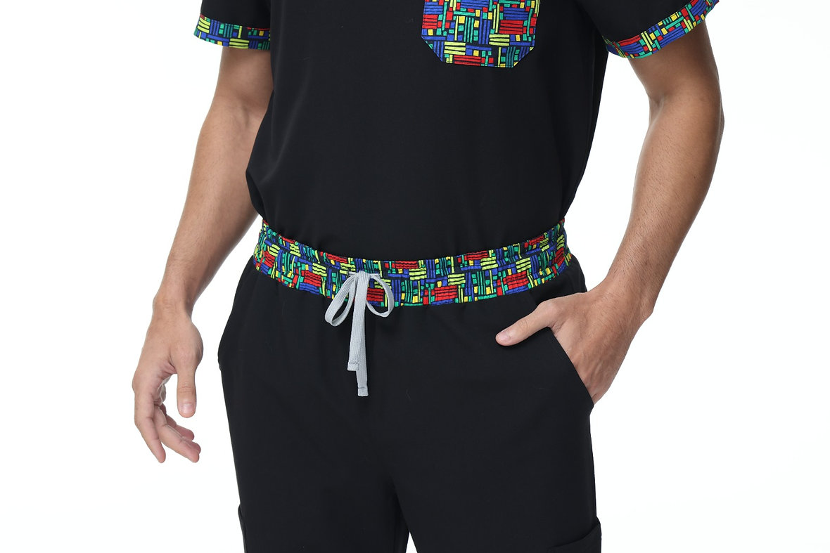 Nairobi Men’s Scrub Top – Soft, Breathable Medical Uniform