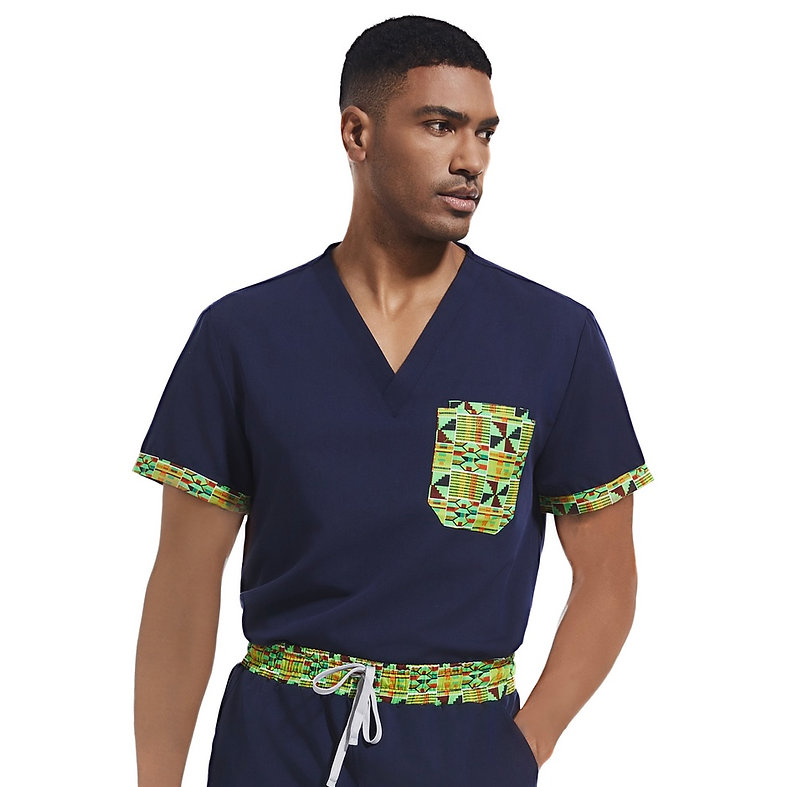 Soweto Men’s Scrub Top – Lightweight, Breathable Medical Wear