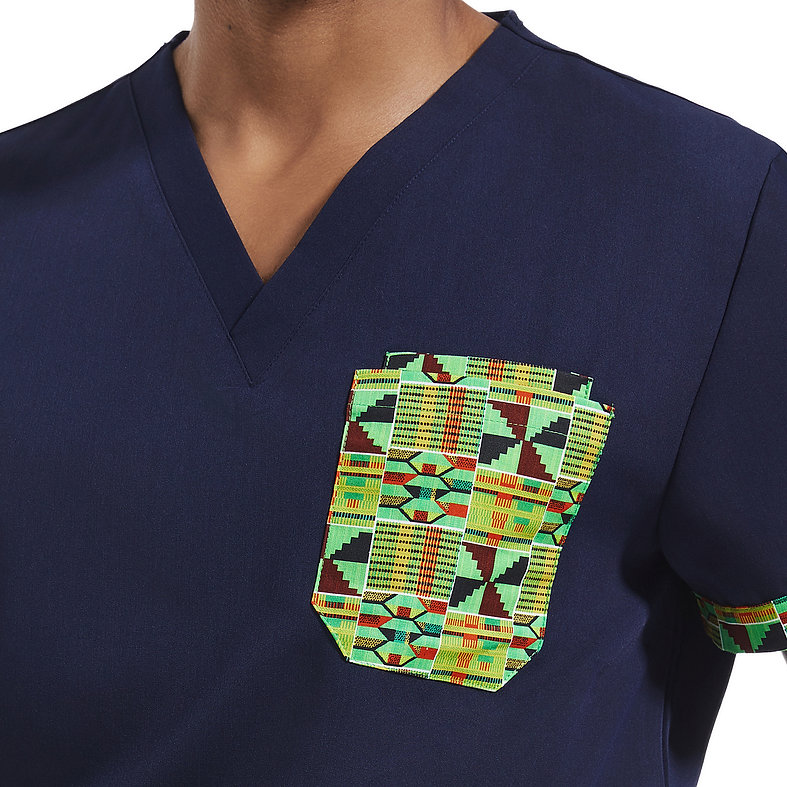  Soweto Men’s Scrub Top – Lightweight, Breathable Medical Wear