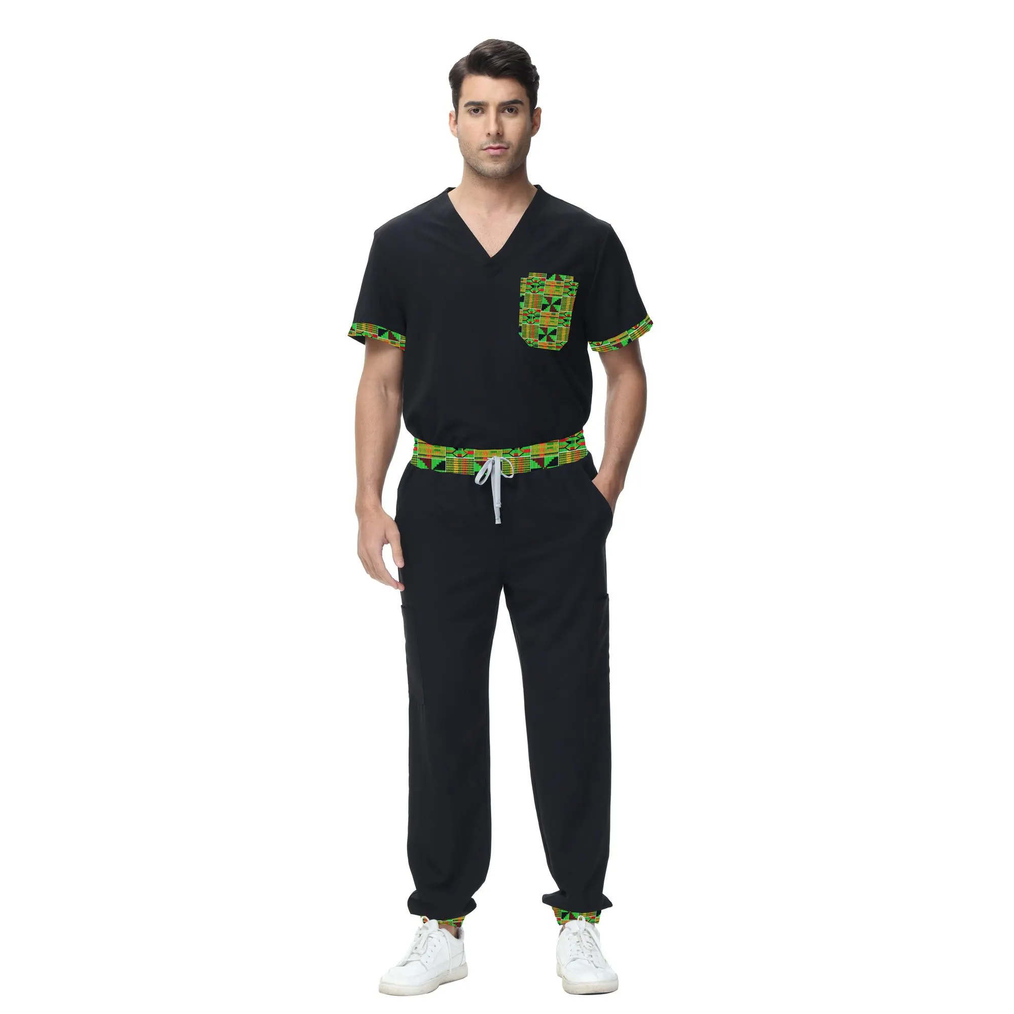 Soweto Men’s Scrub Top – Lightweight, Breathable Medical Wear
