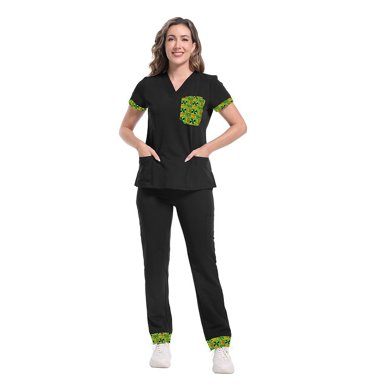 Soweto Scrub Straight Pants for Women – Multi-Pocket Comfort Fit