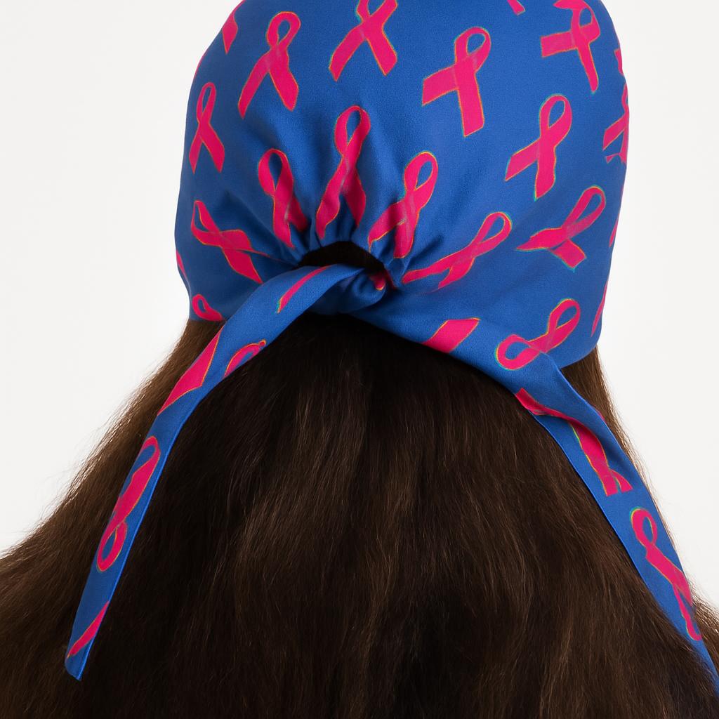 Pink Awareness Scrub Cap – Breast Cancer Support Medical Headwear