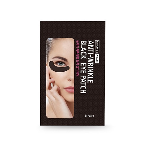 CHAMOS ACACI ANTI-WRINKLE BLACK EYE PATCH 2PCS - Patch anti riduri ochi