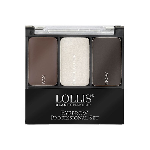 Lollis Eyebrow Professional Set pentru Sprâncene 03/ Dark 5 g