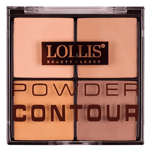 Lollis Powder Contour 02 Pudră contur 4 culori 24g