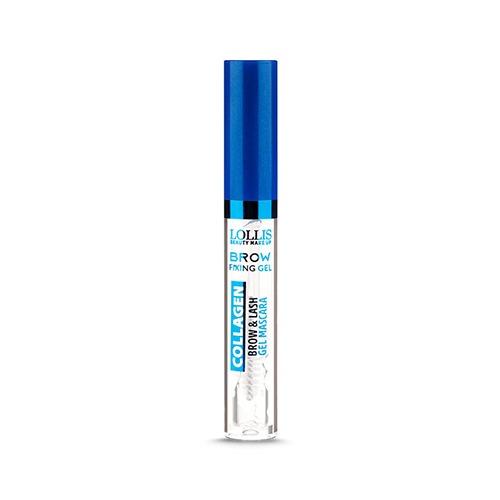 Lollis Brow & Lash Fixing Gel Collagen Mascara Rimel cu Colagen pentru fixare gene și sprâncene 4 ml
