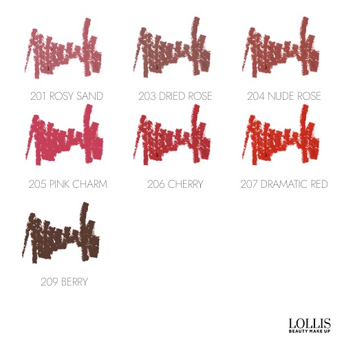 Lollis Waterproof Lipliner Pencil 203 1,4 g
