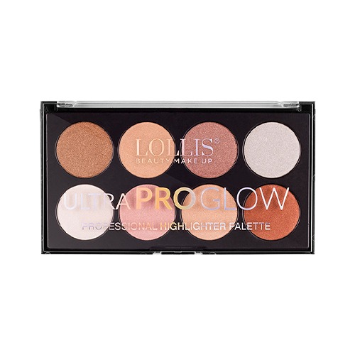Lollis Ultra Pro Glow Professional Highlighter Iluminator Palette 01 40 g