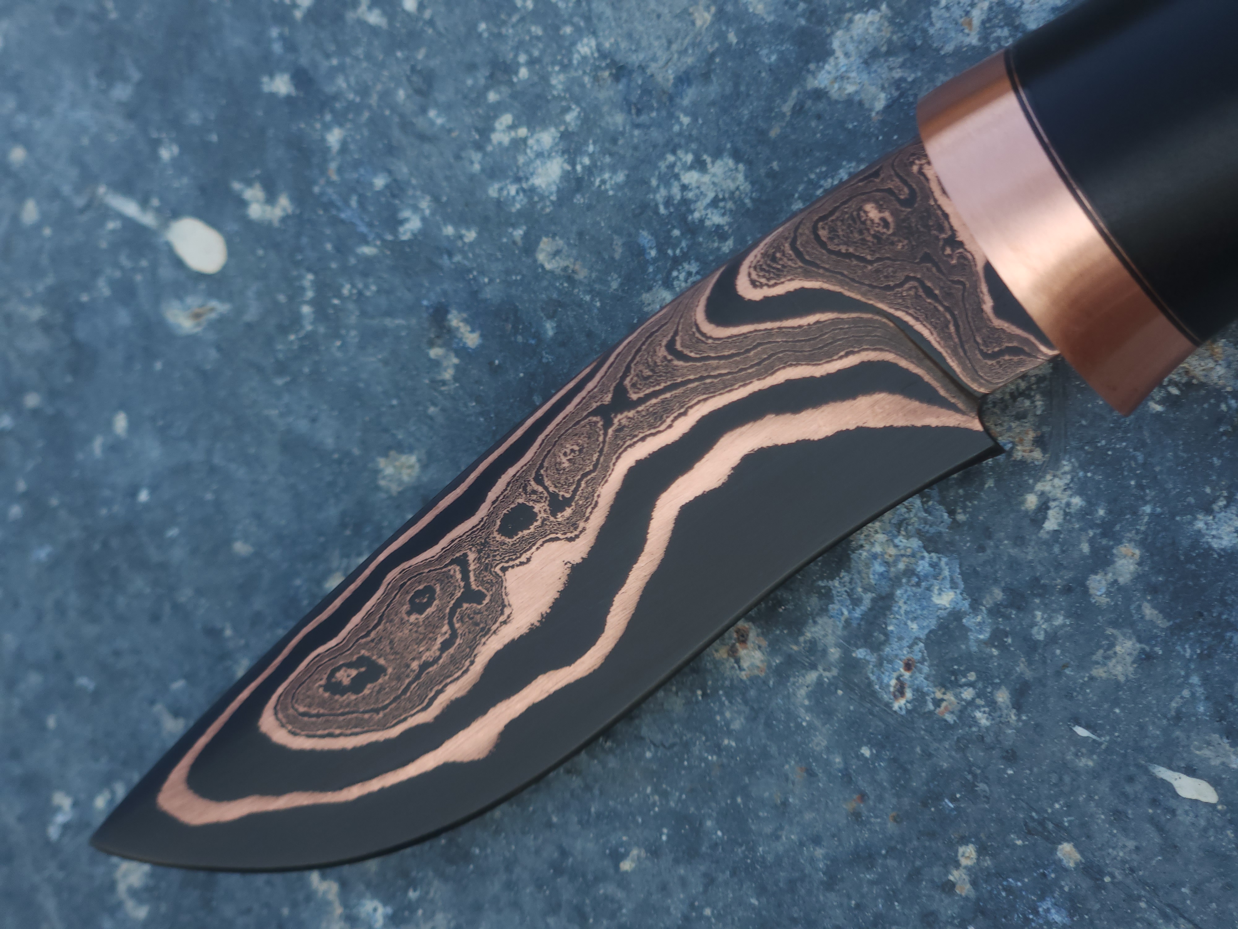 Copper Damascus Hunter 2