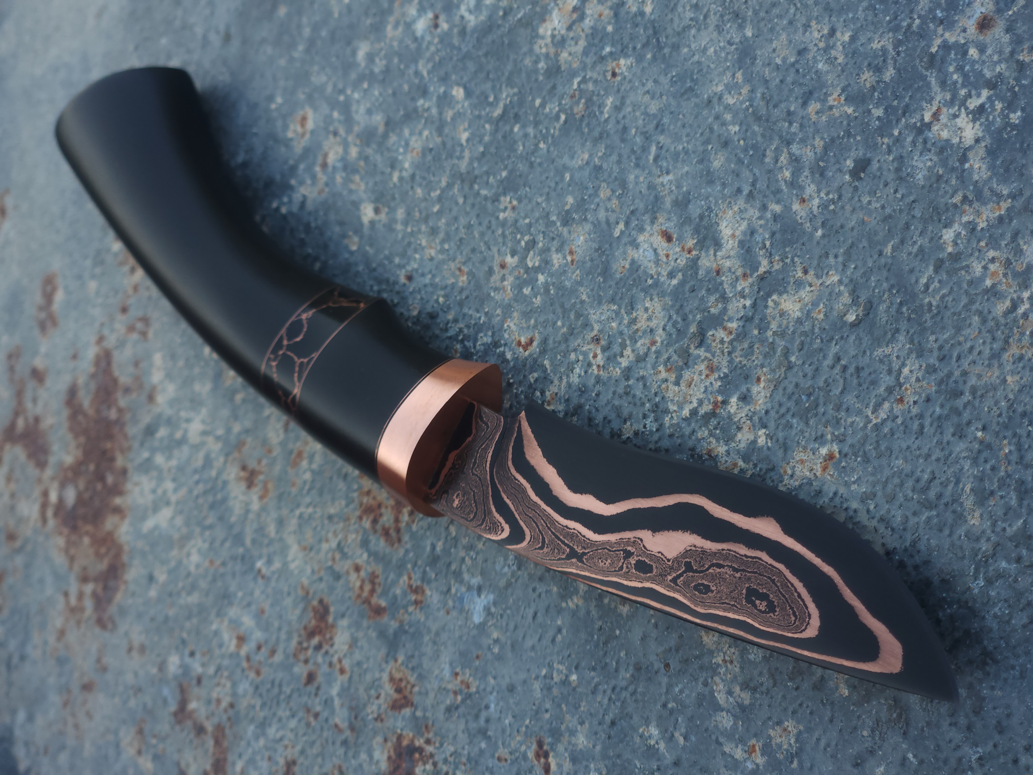 Copper Damascus Hunter 2
