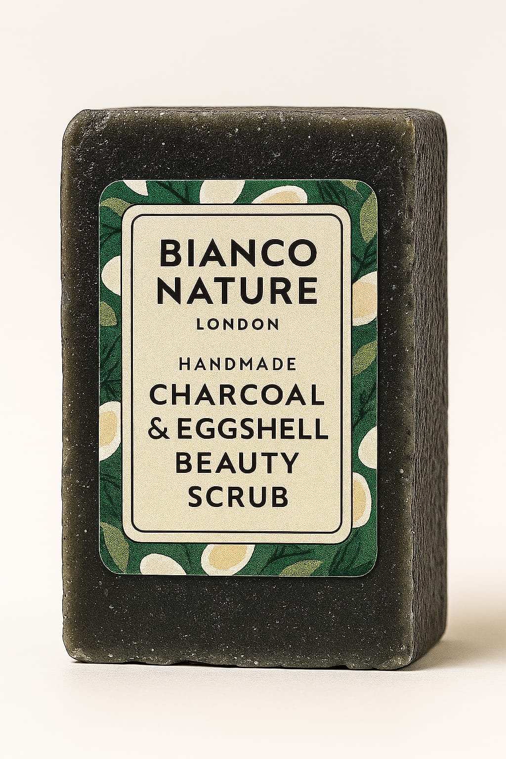 Bianco Nature Handmade Charcoal & Eggshell Beauty Scrub