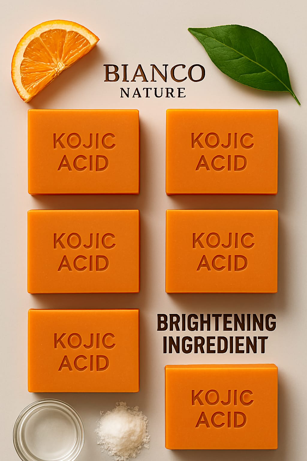 Bianco Nature London Premium Kojic Acid Brightening Soap 150g