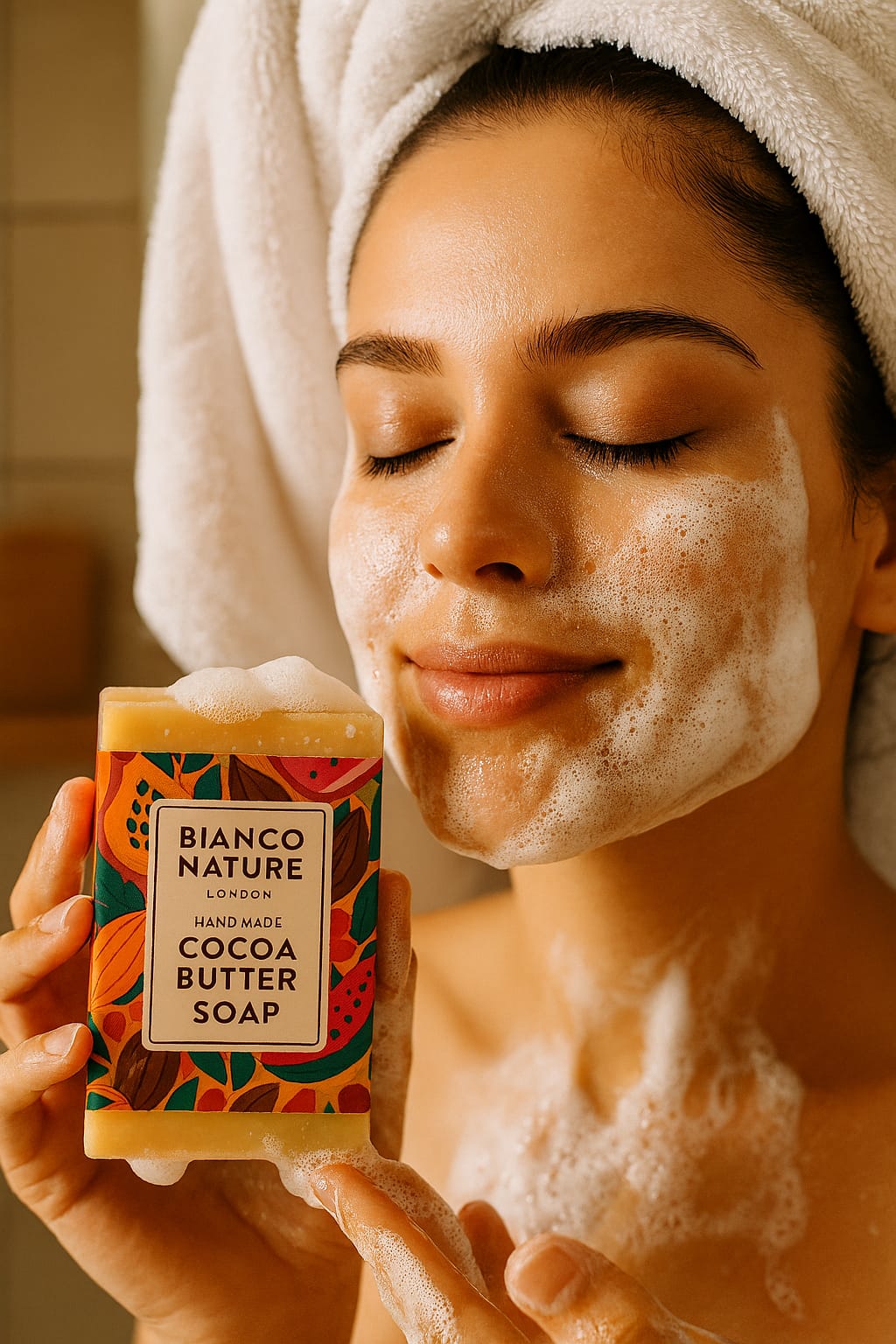 Bianco Nature Natural Organic Cocoa Butter Soap