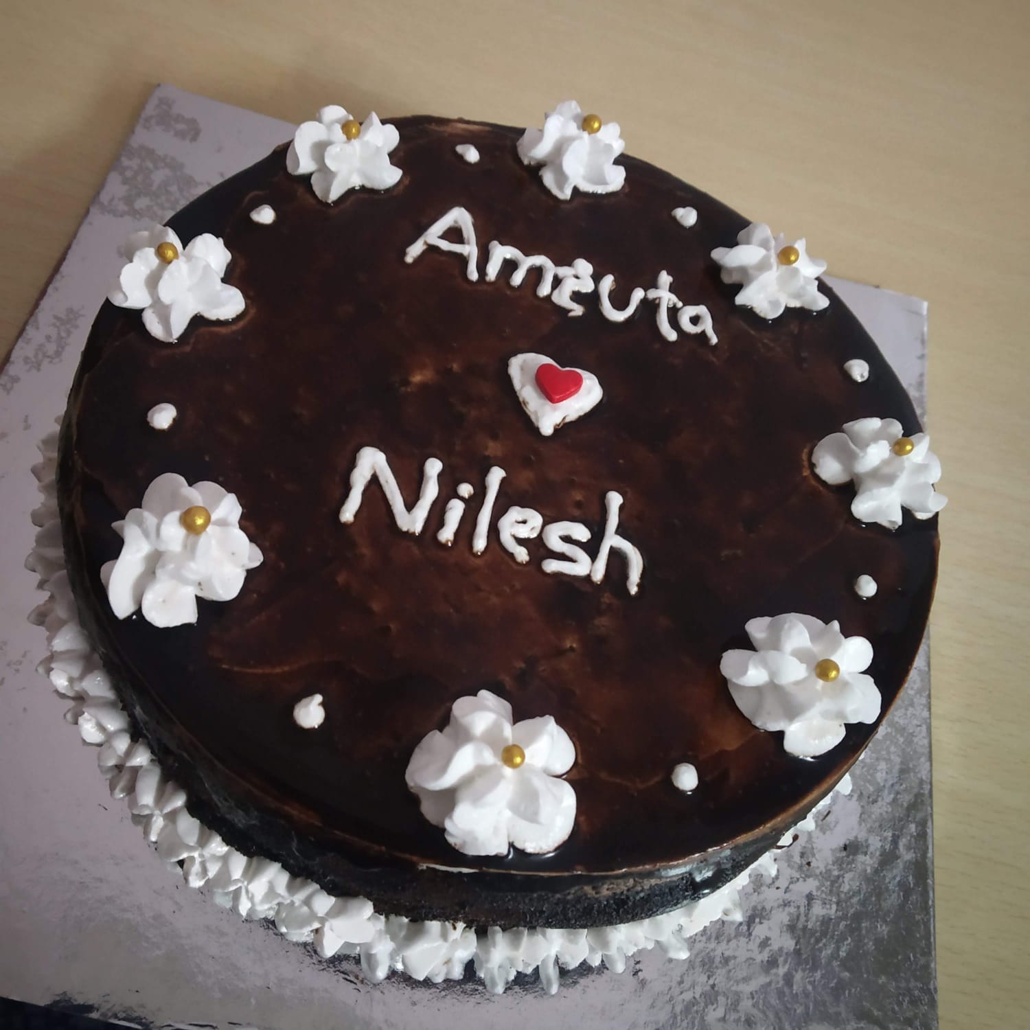 Personalized Chocolate Cake