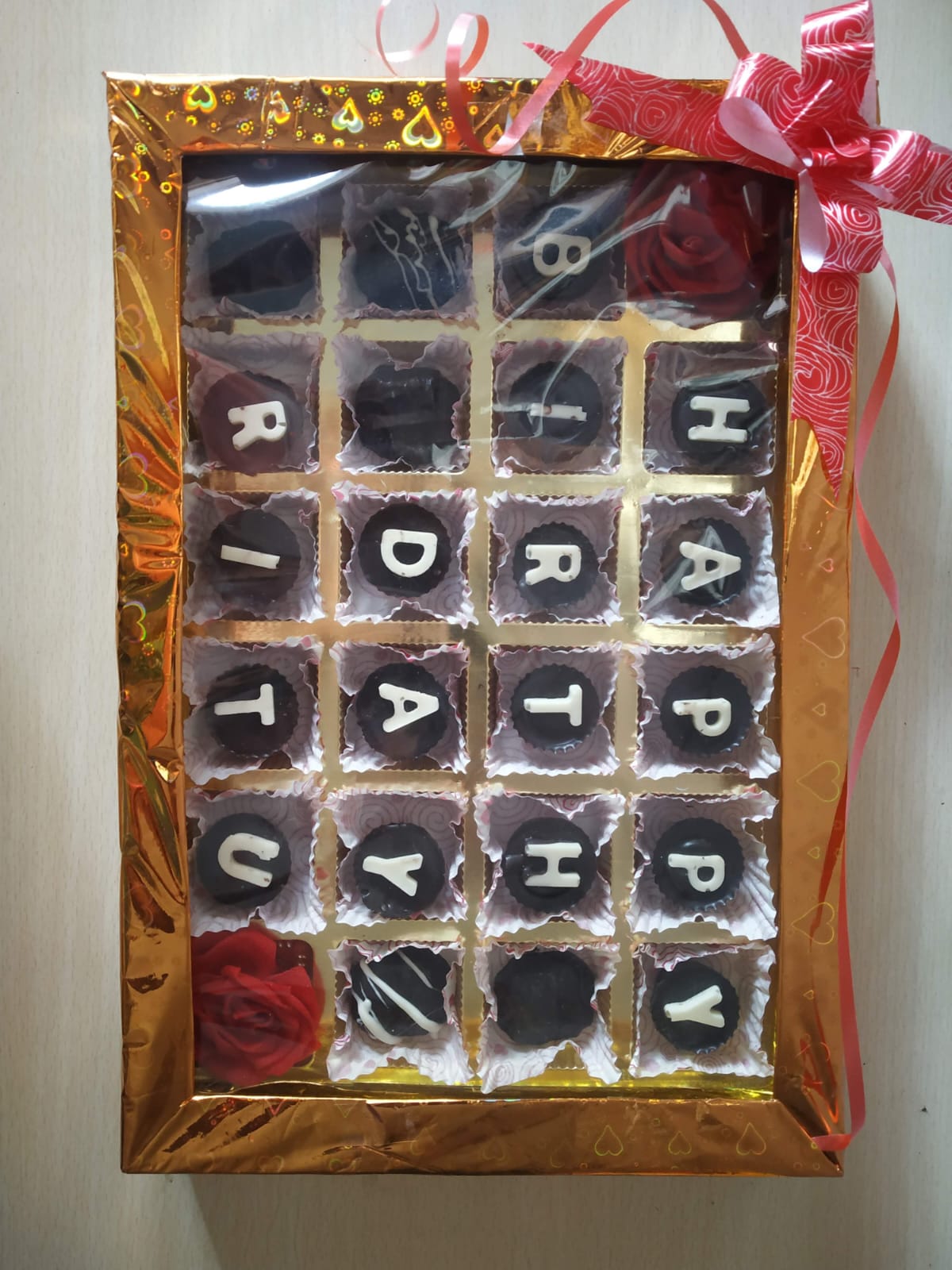 Personalized Birthday Chocolate Box