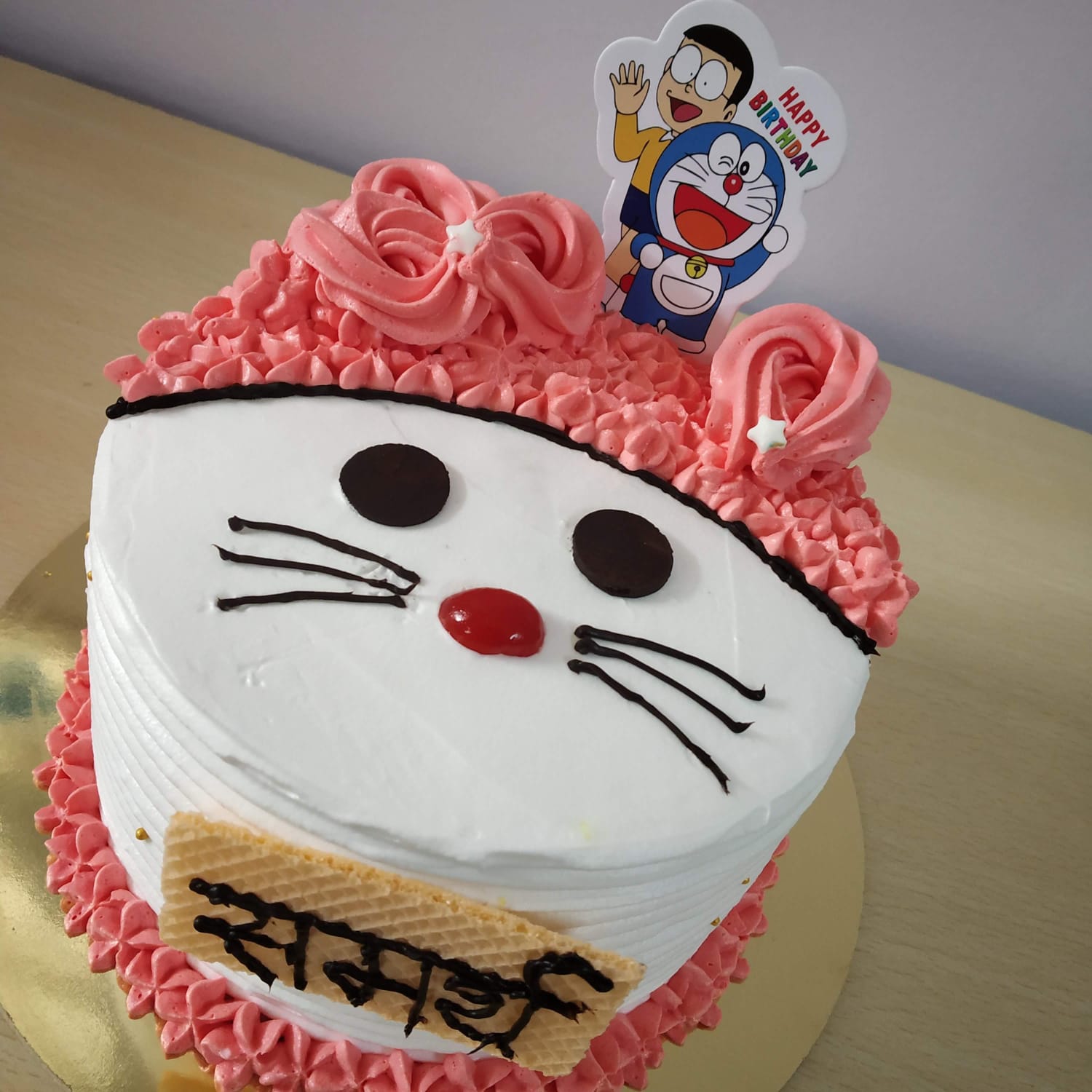 Doraemon Themed Birthday Cake