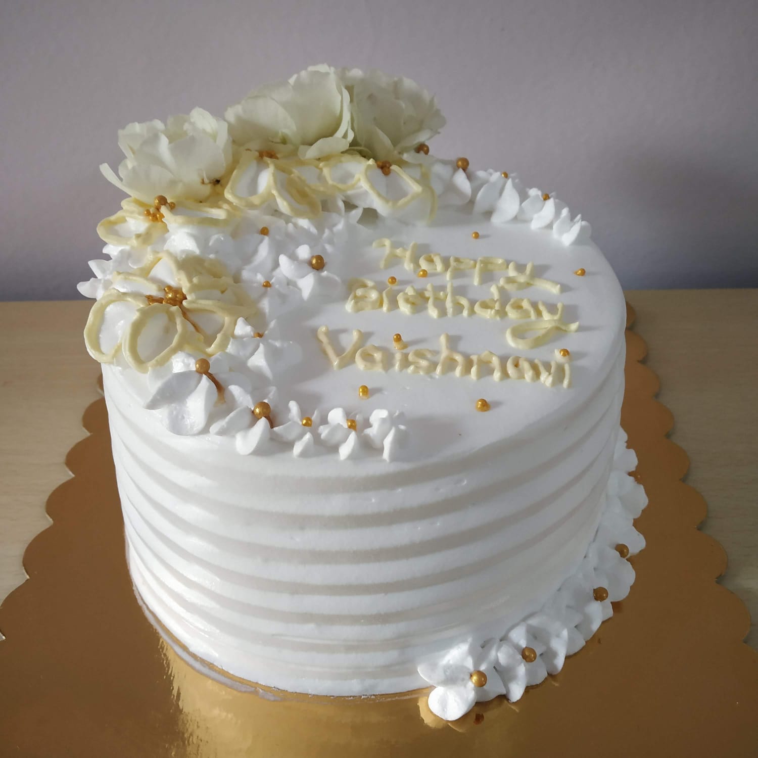 Elegant Birthday Cake